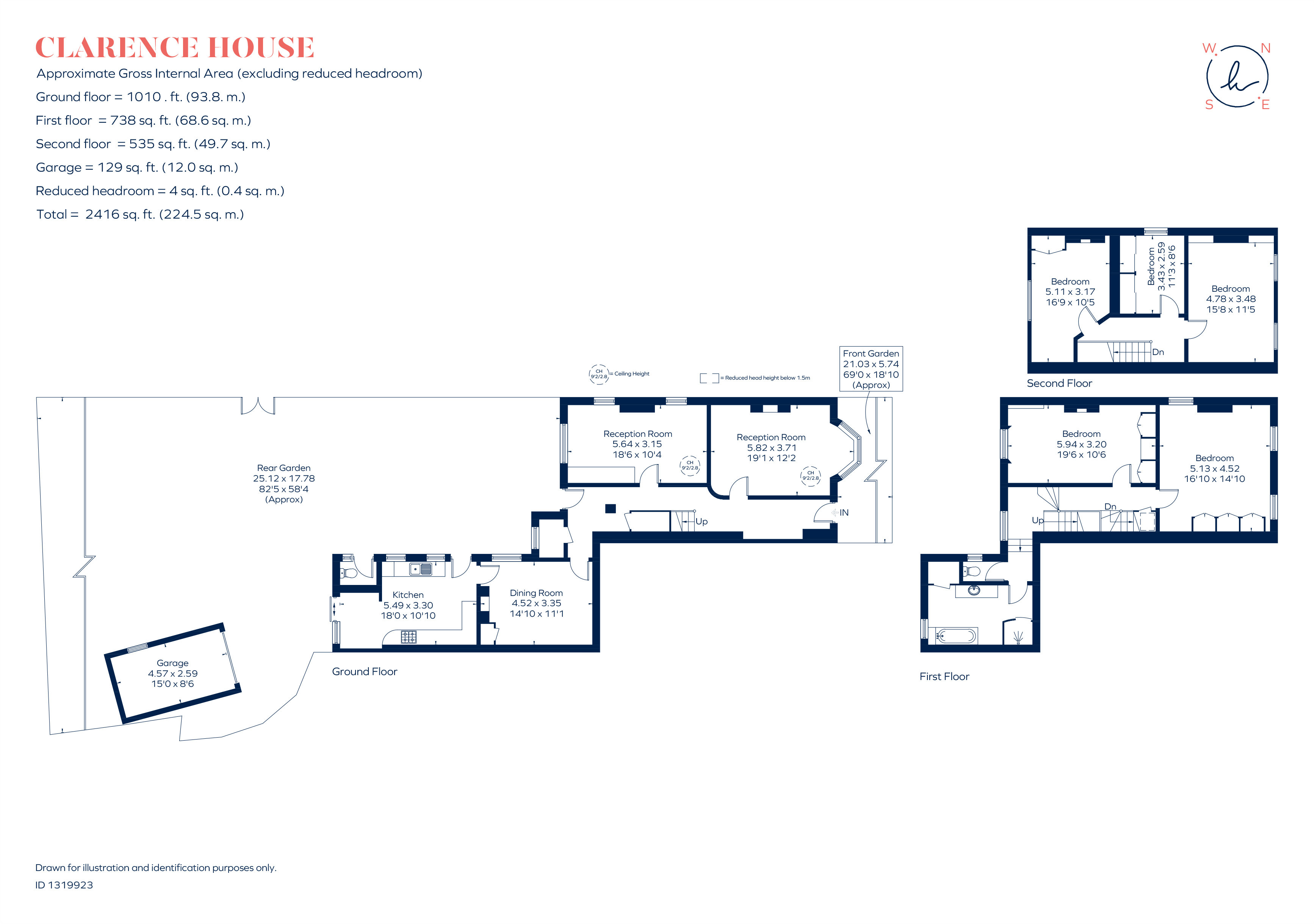 14, Park Road, Teddington floorplan
