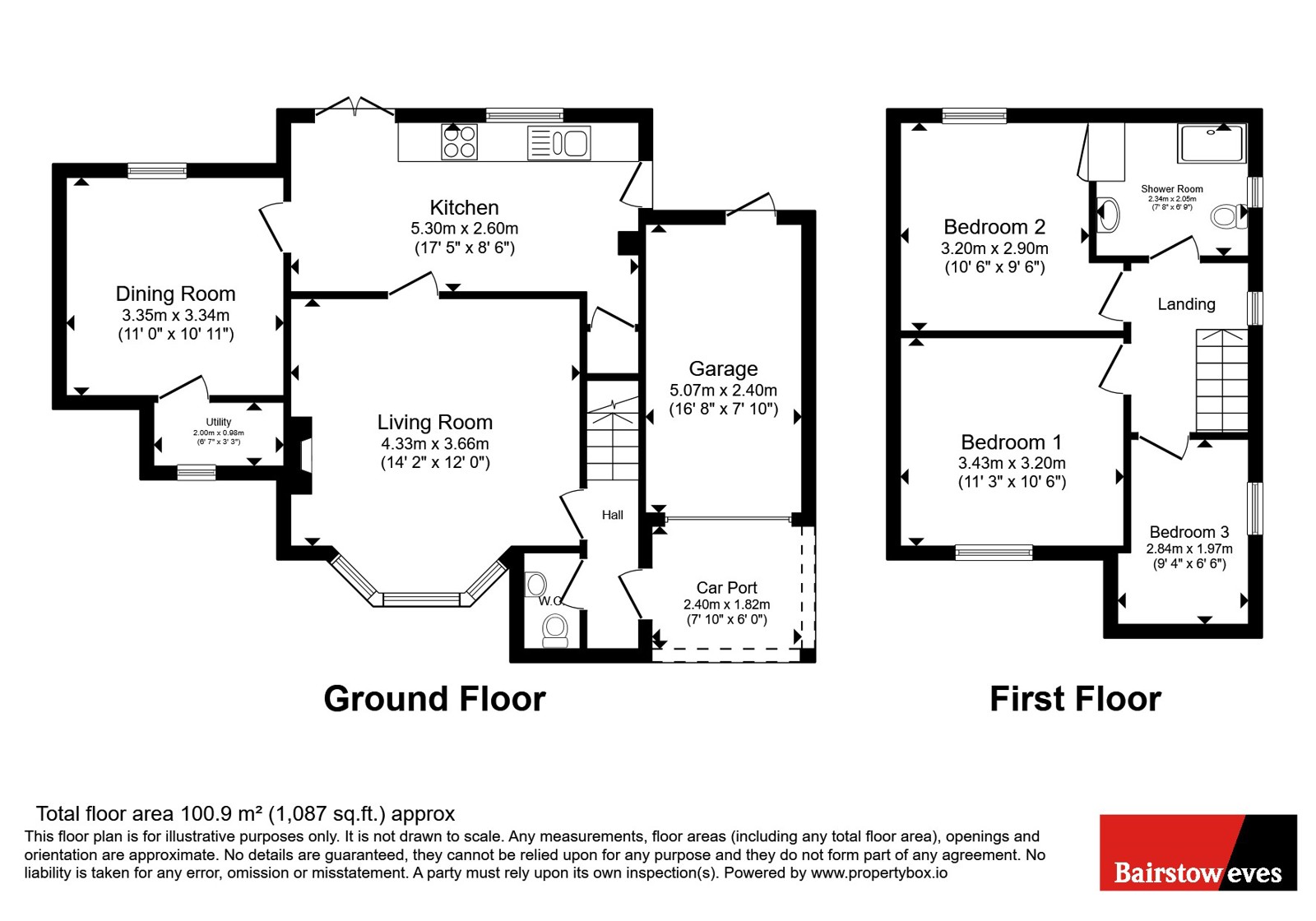 6, Myrtus Close, Nottingham floorplan