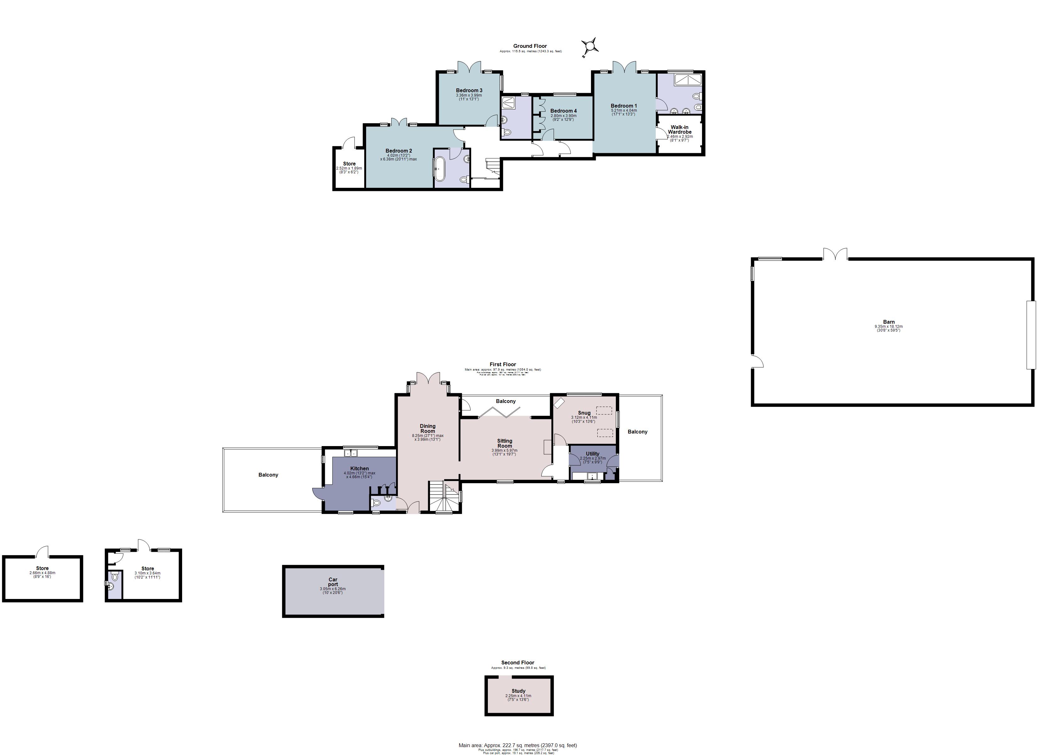 Violet House,, Haytor, Newton Abbot floorplan