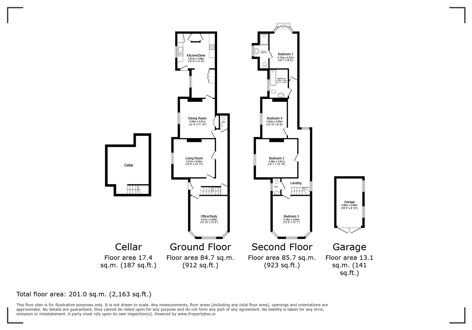 285 Hartshill Road, Stoke-On-Trent floorplan