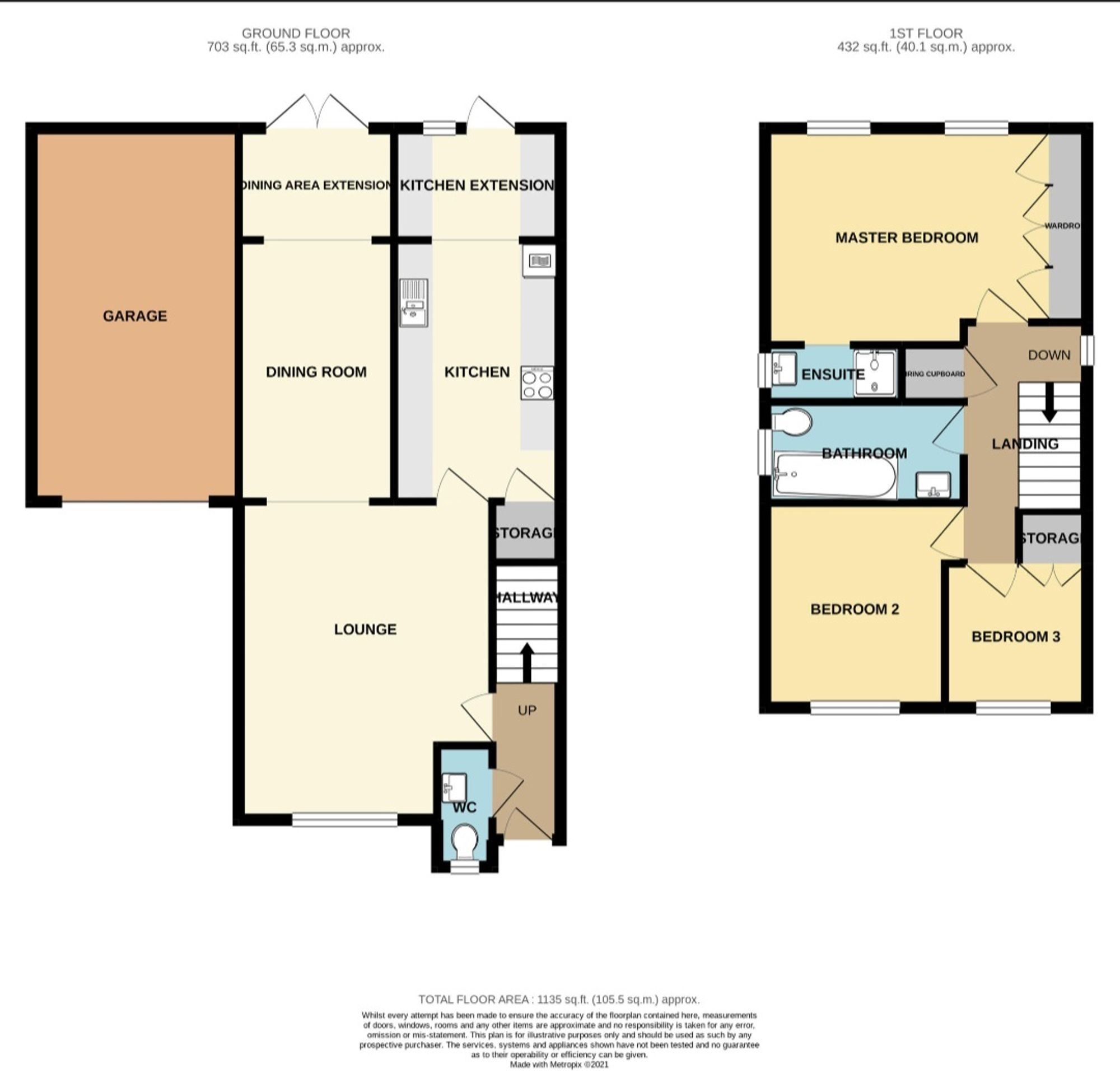 16 Rockingham Close, Warrington floorplan