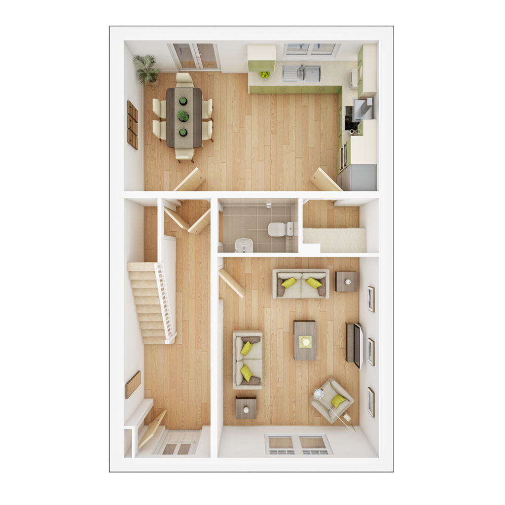 The Midford - Plot 380, Edlogan Wharf, Cilgant Ceinwen, Cwmbran floorplan