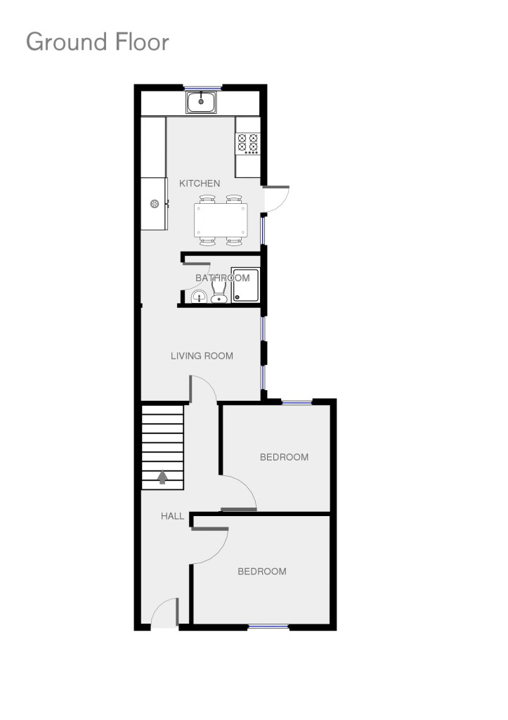2, St Peters Street, Cardiff floorplan