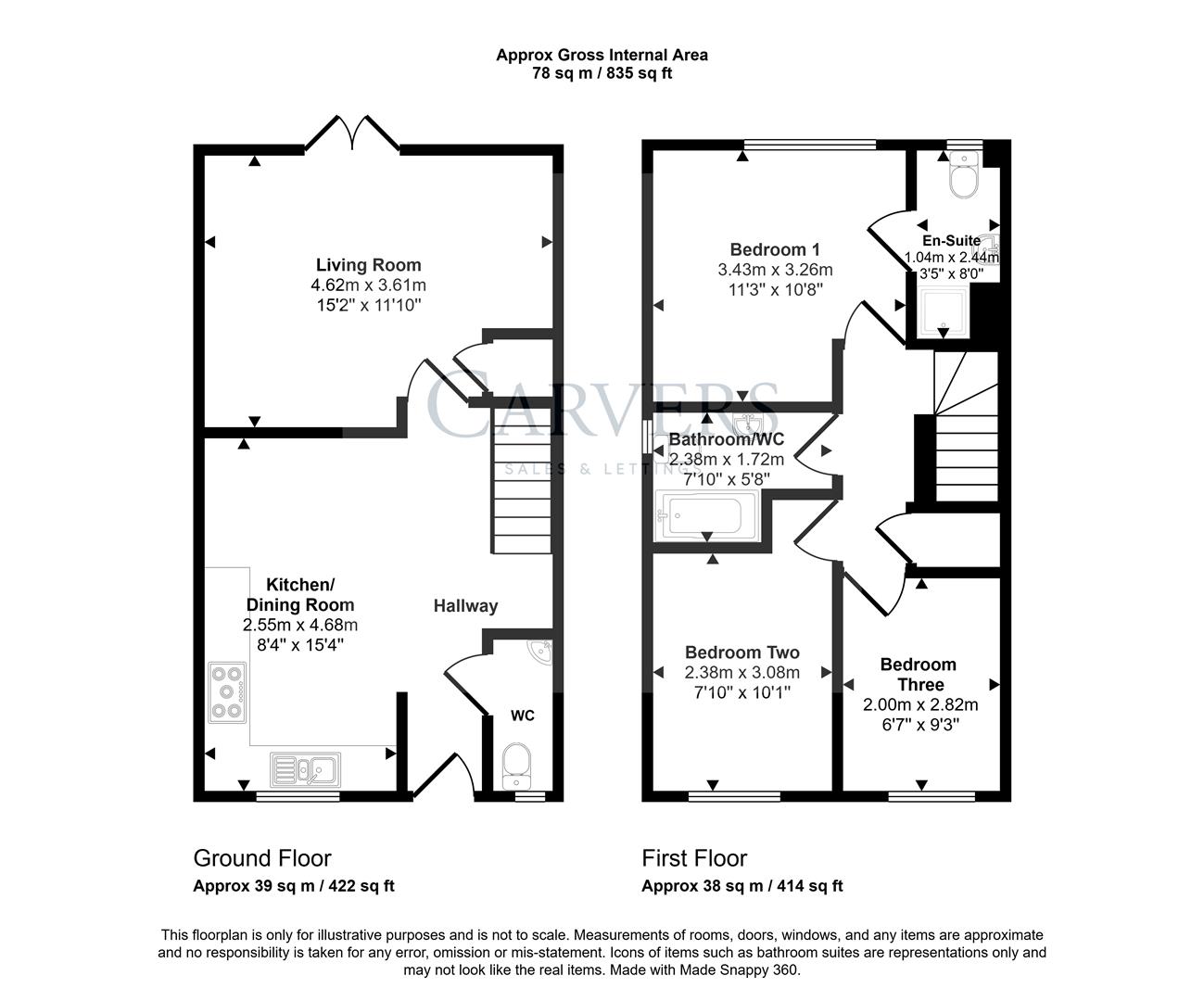 38, Wellhouse Road, Newton Aycliffe floorplan