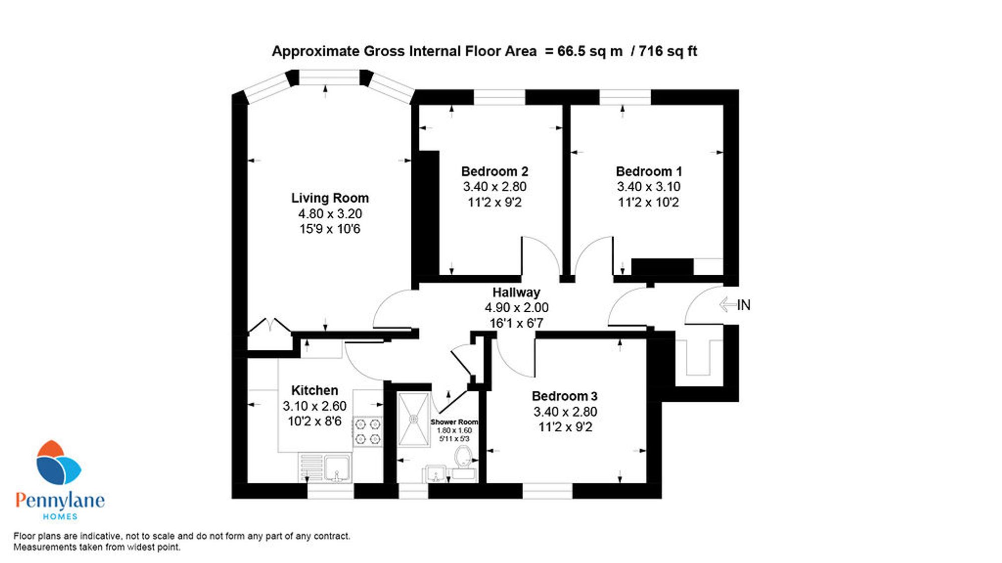 33 Cluny Drive, Paisley floorplan