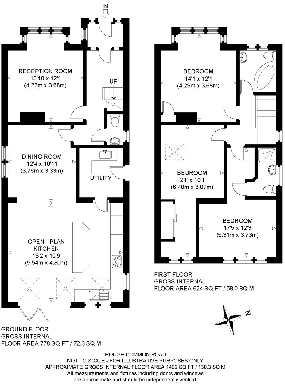 3 bed detached house for sale in Rough Common Road, Rough Common