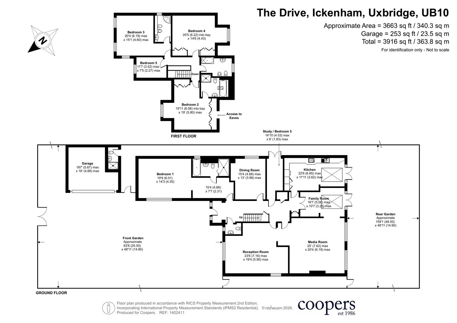 49A, The Drive, Ickenham floorplan