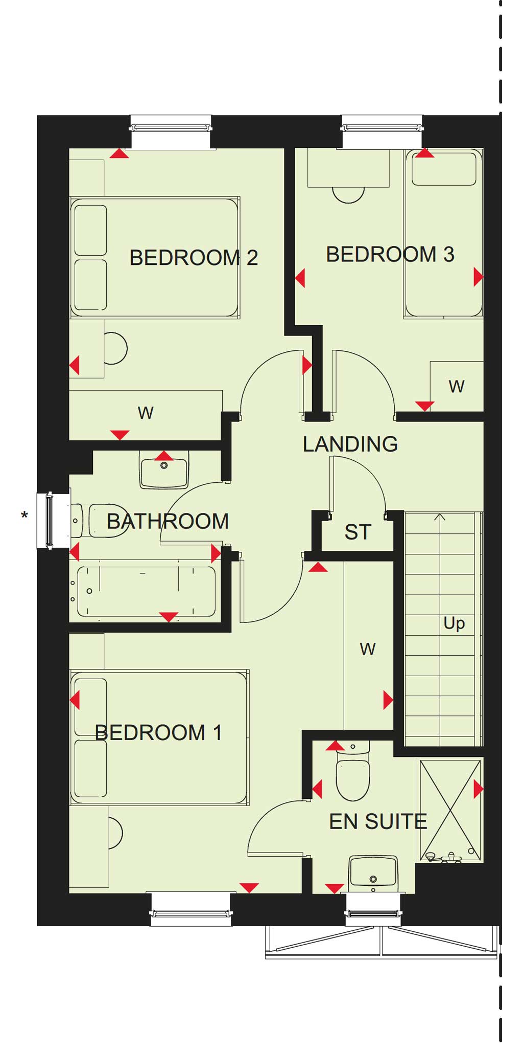 H813618, Swan Close, Hebburn floorplan