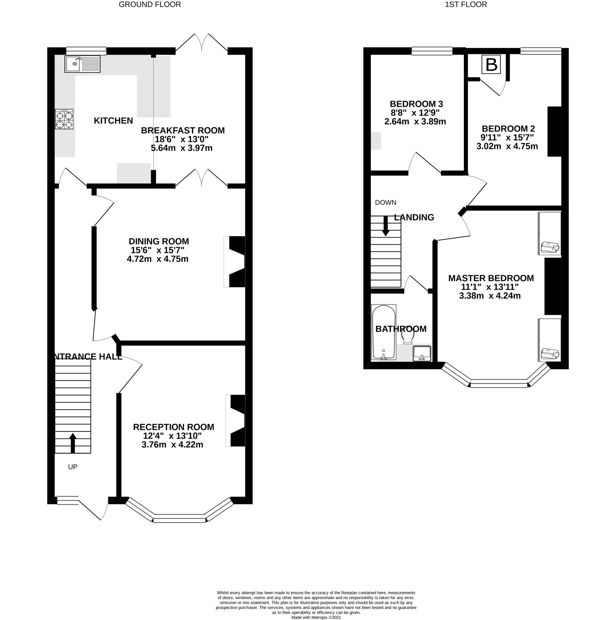 64 Ophir Road, Portsmouth floorplan