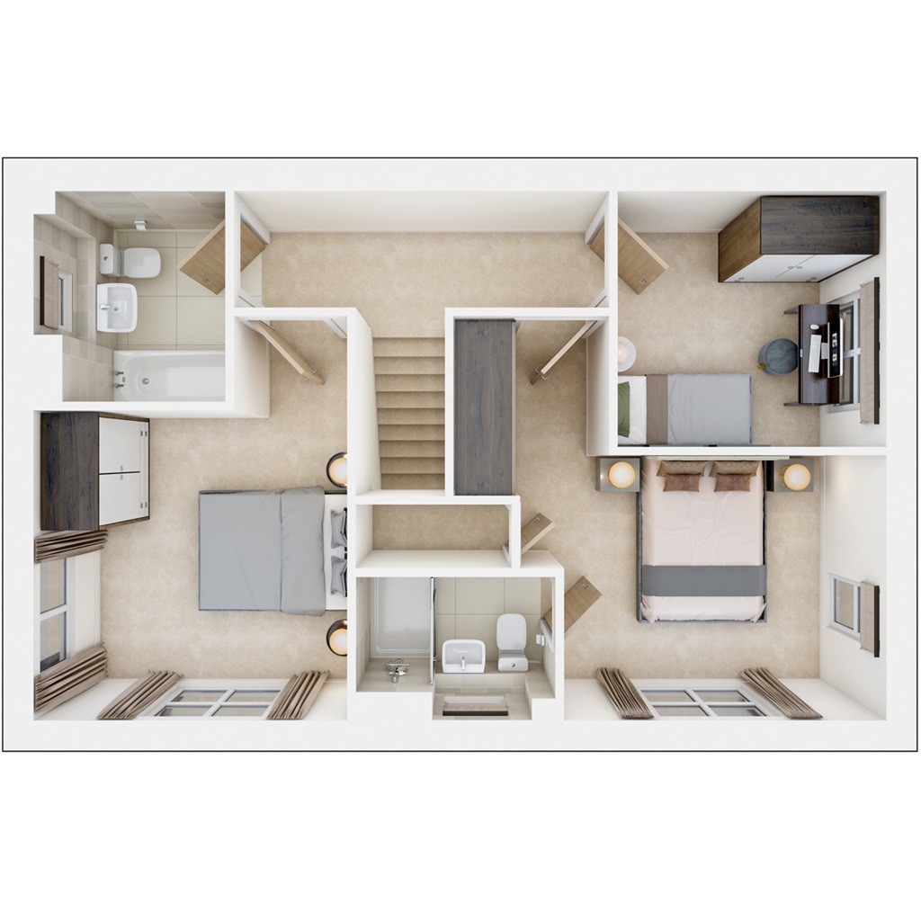 The Aynesdale - Plot 33, Backwell Grove, Rodney Road, Backwell, Bristol floorplan