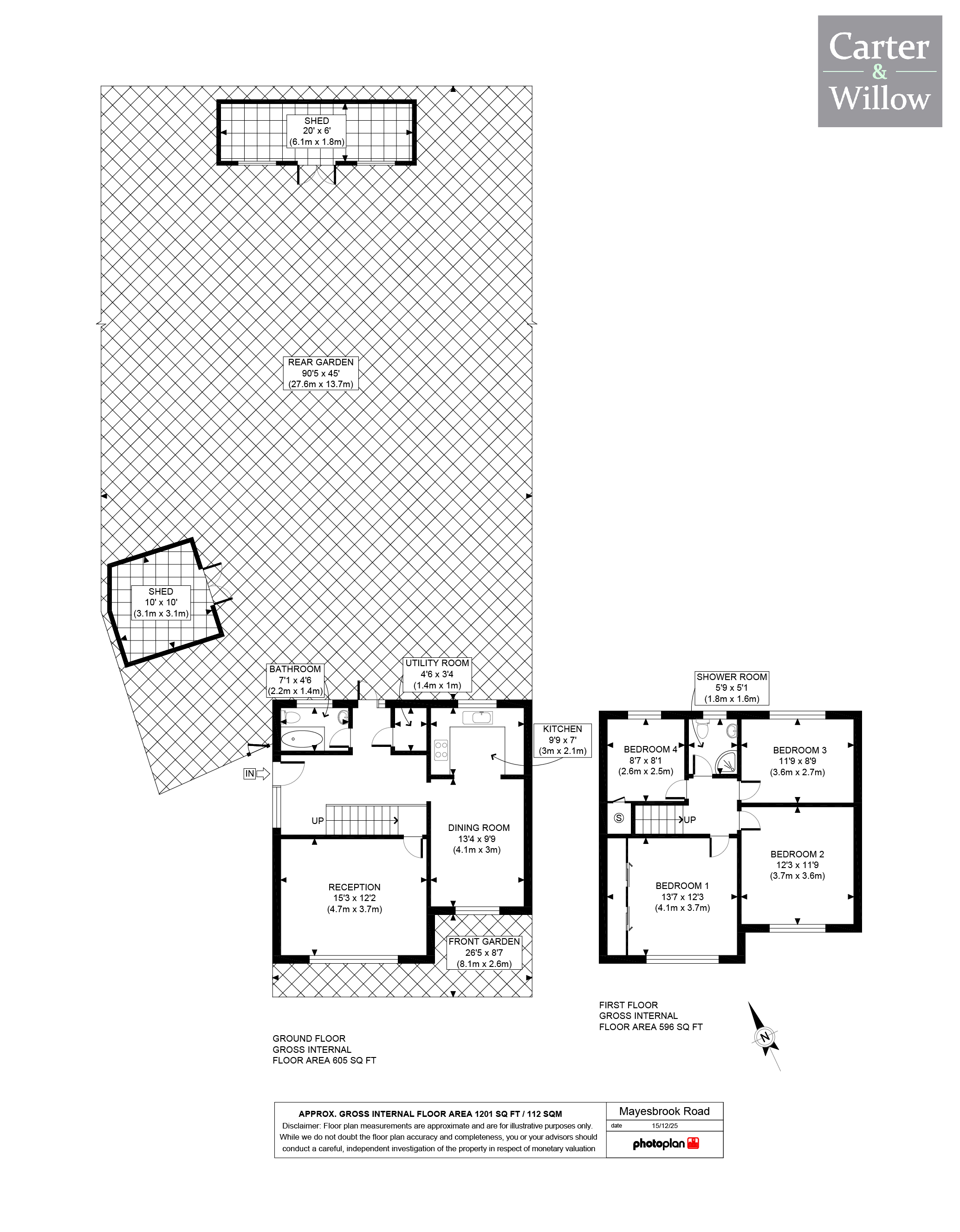 36, Mayesbrook Road, Dagenham  floorplan