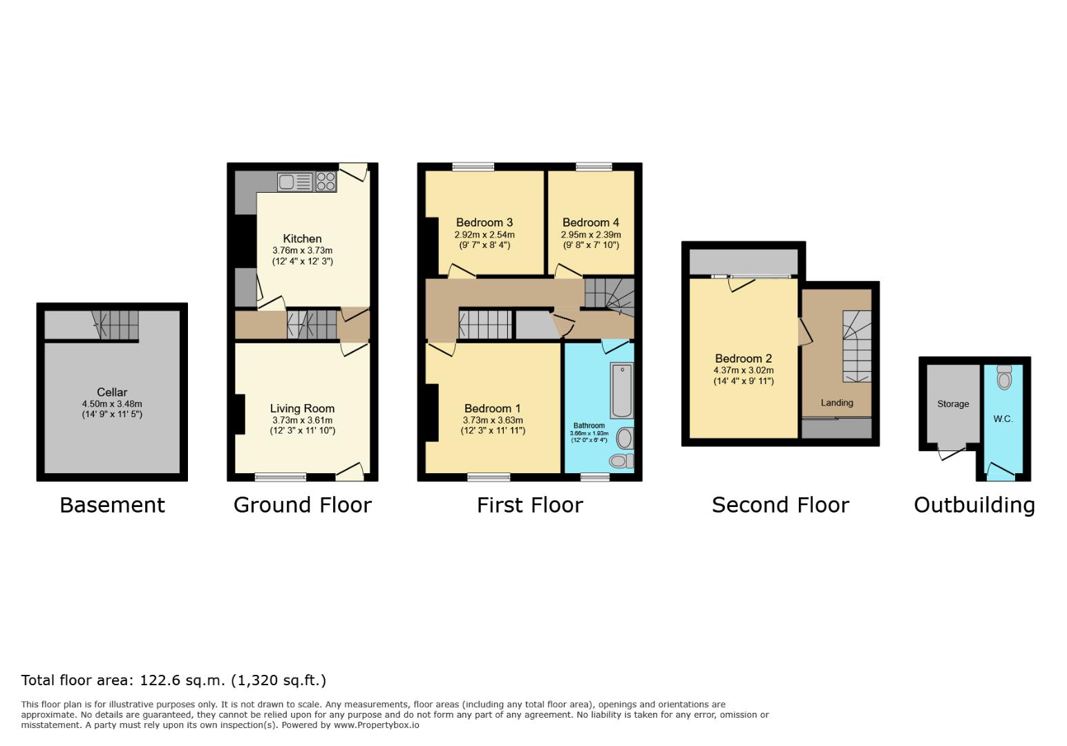31, Tasker Road, Sheffield floorplan