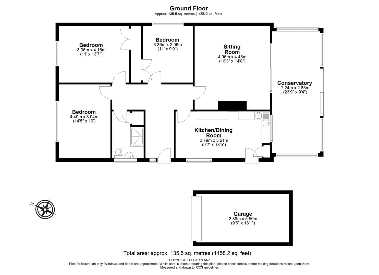 14, Micheldever Road, Whitchurch floorplan