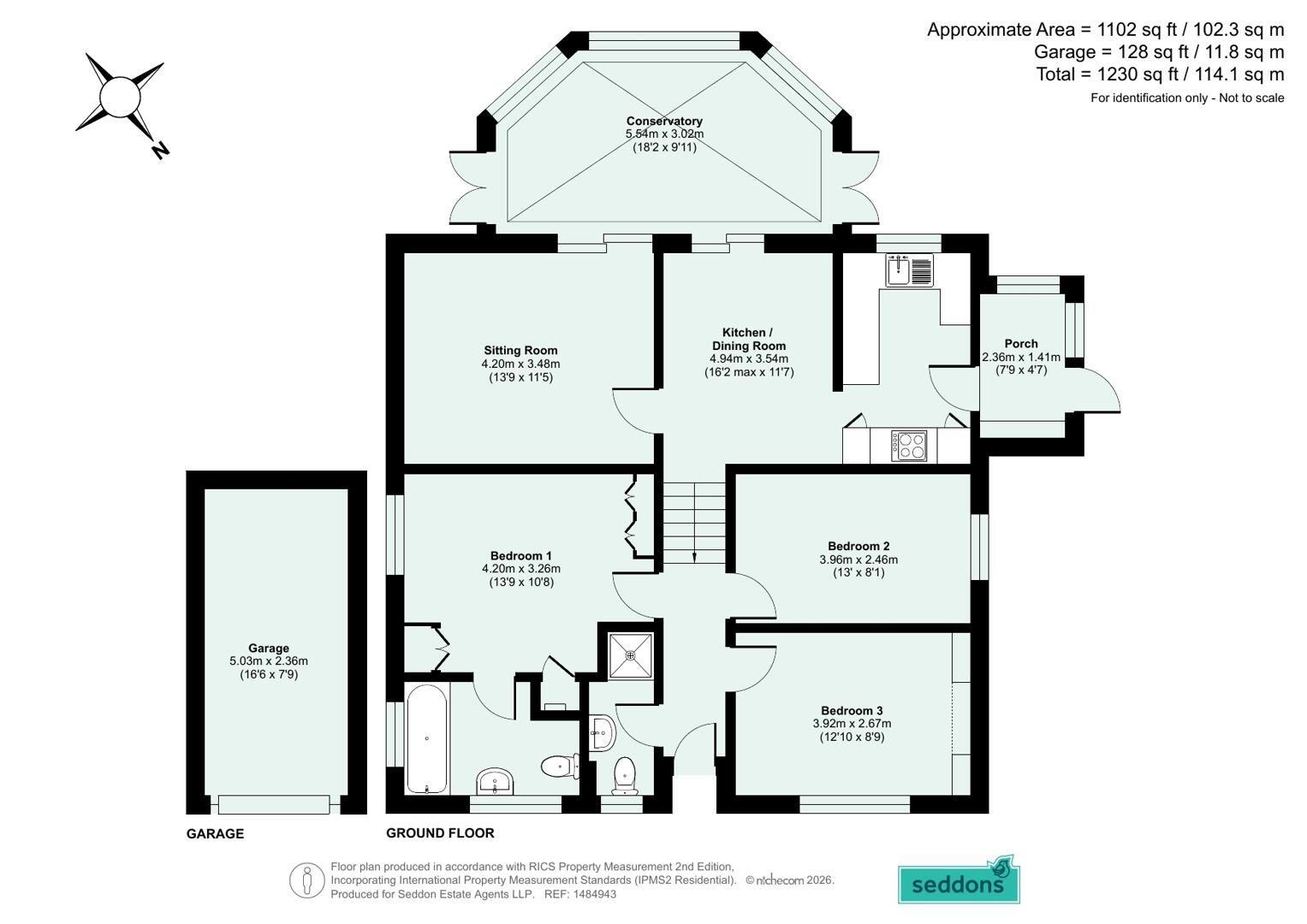 3, Bourchier Drive, Devon floorplan