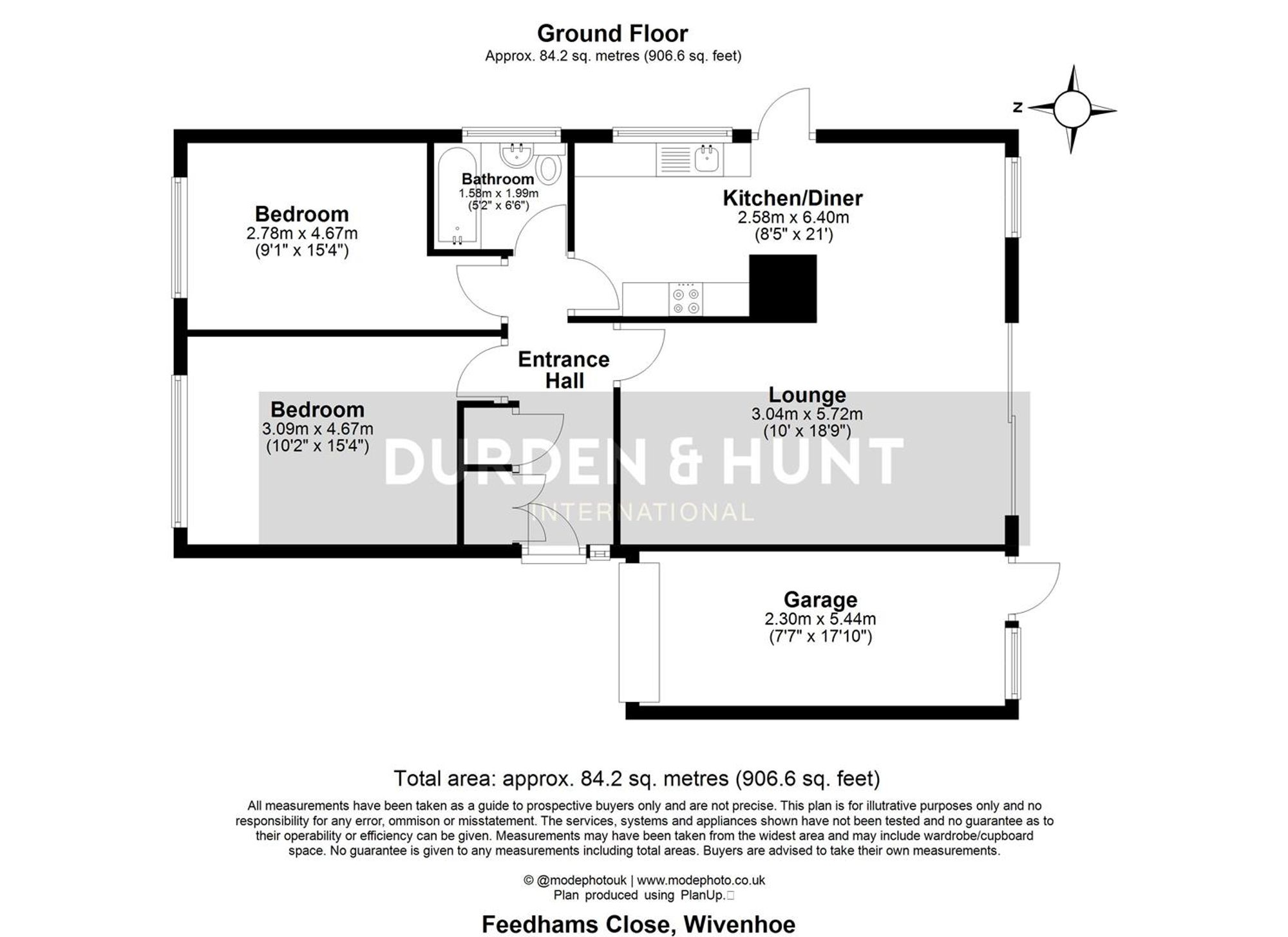 2 Feedhams Close, Colchester floorplan