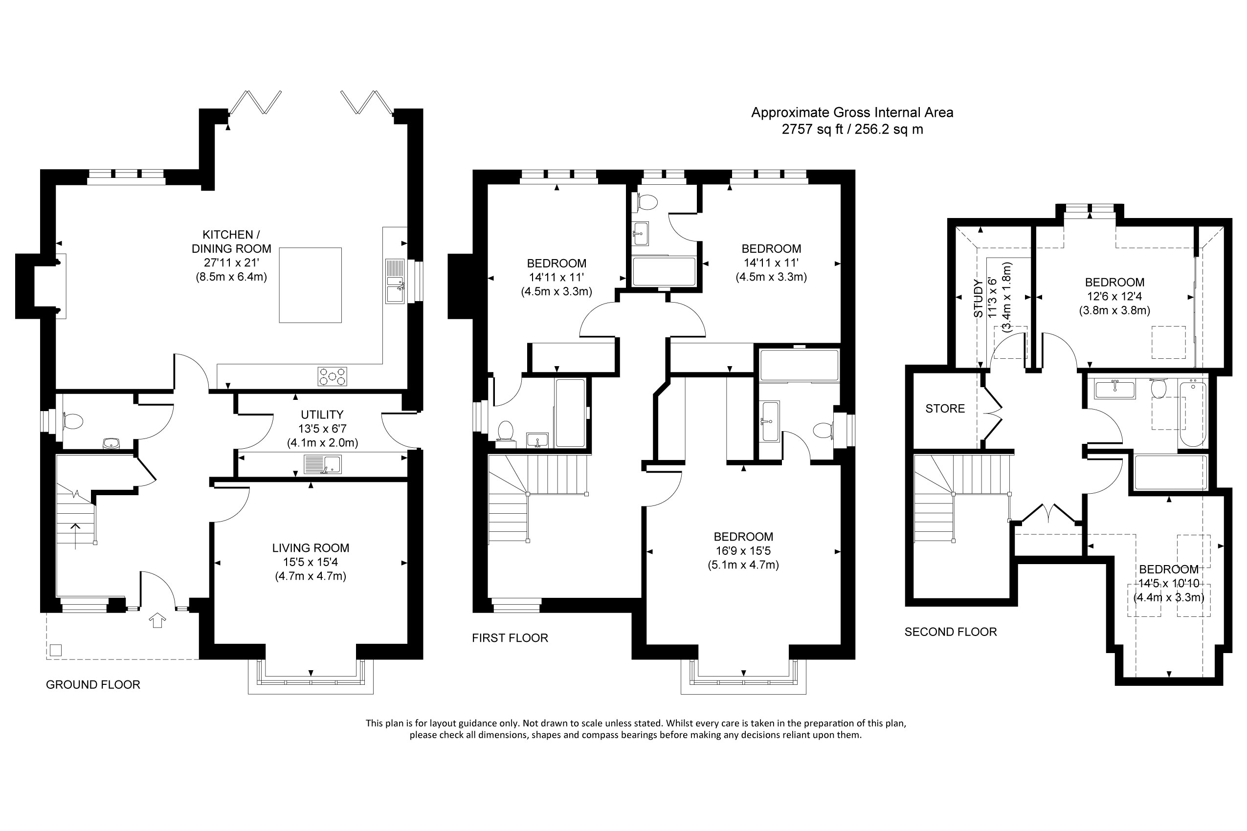 1 Peliforde Place, 166 Old Woking Road, Woking floorplan