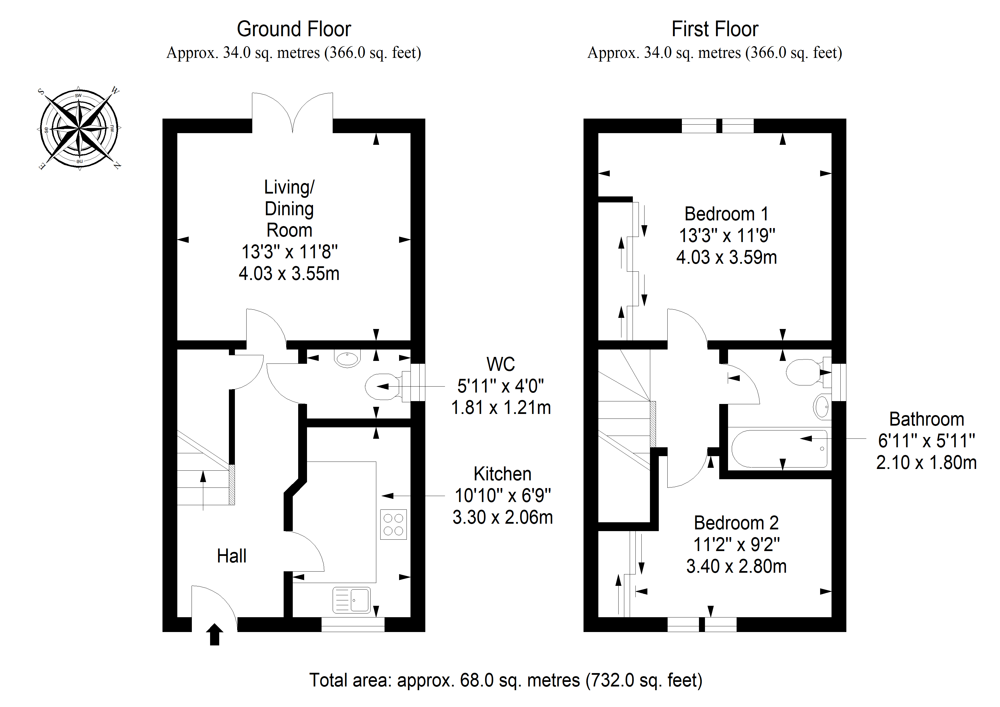 8, Curlew Way, Inverkeithing floorplan