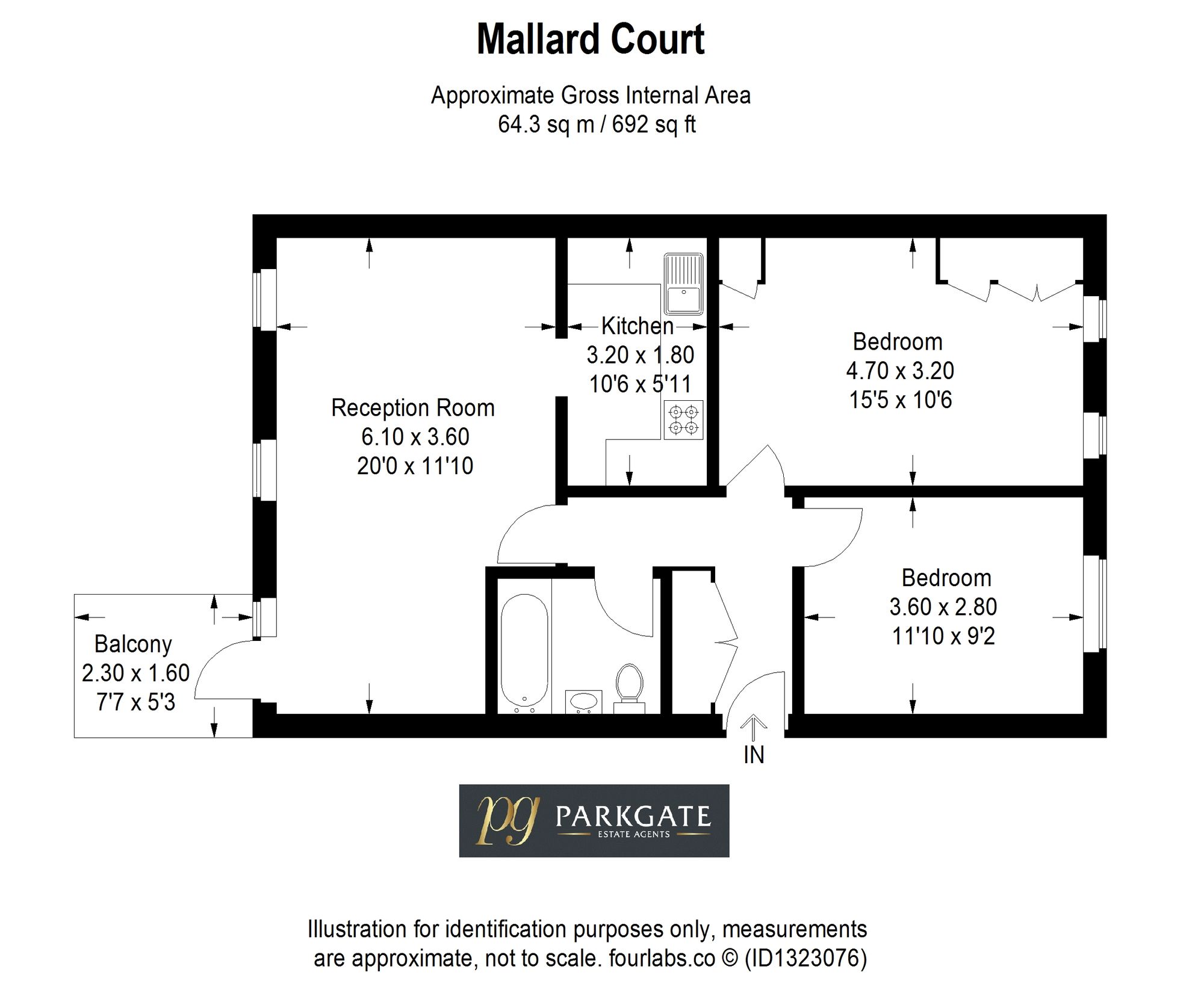 3 Mallard Court, Richmond floorplan
