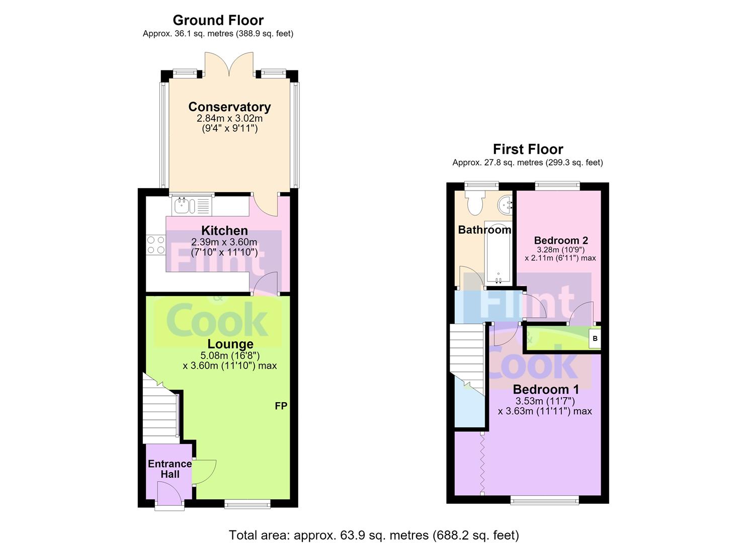 16, Field Farm Mews, Hereford floorplan
