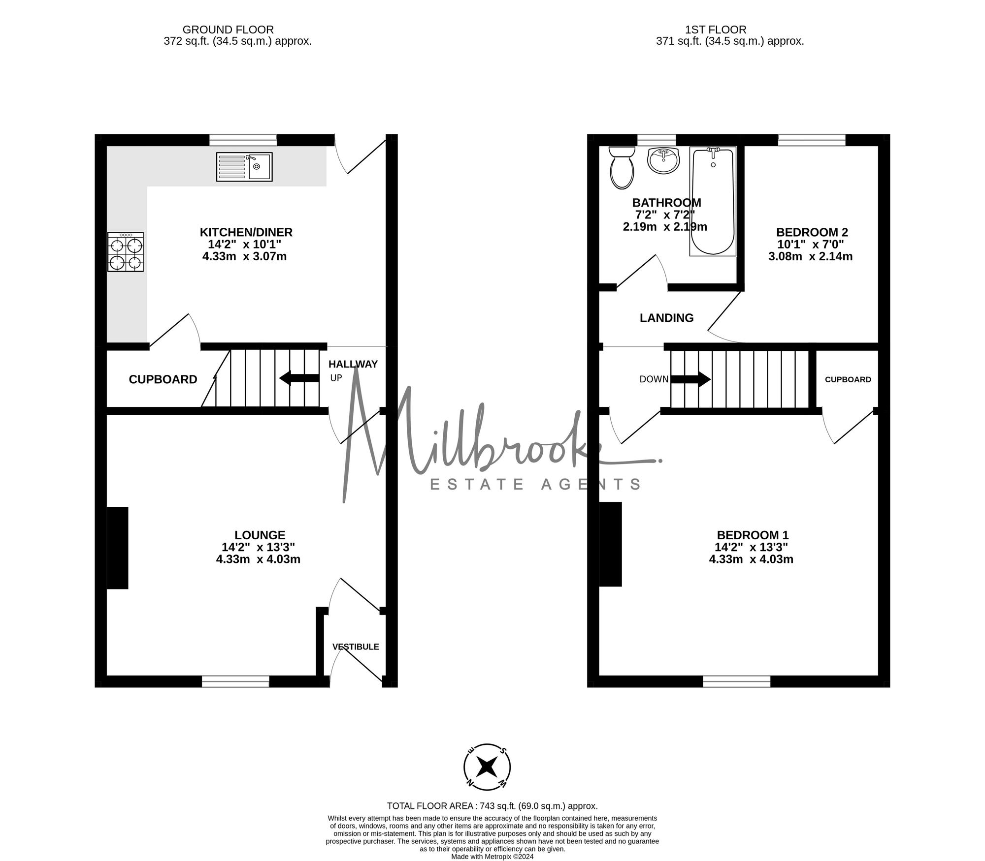 7 Heron Street, Manchester floorplan