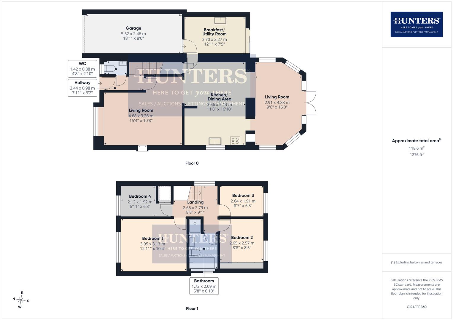 32, Whiterocks Grove, Sunderland floorplan