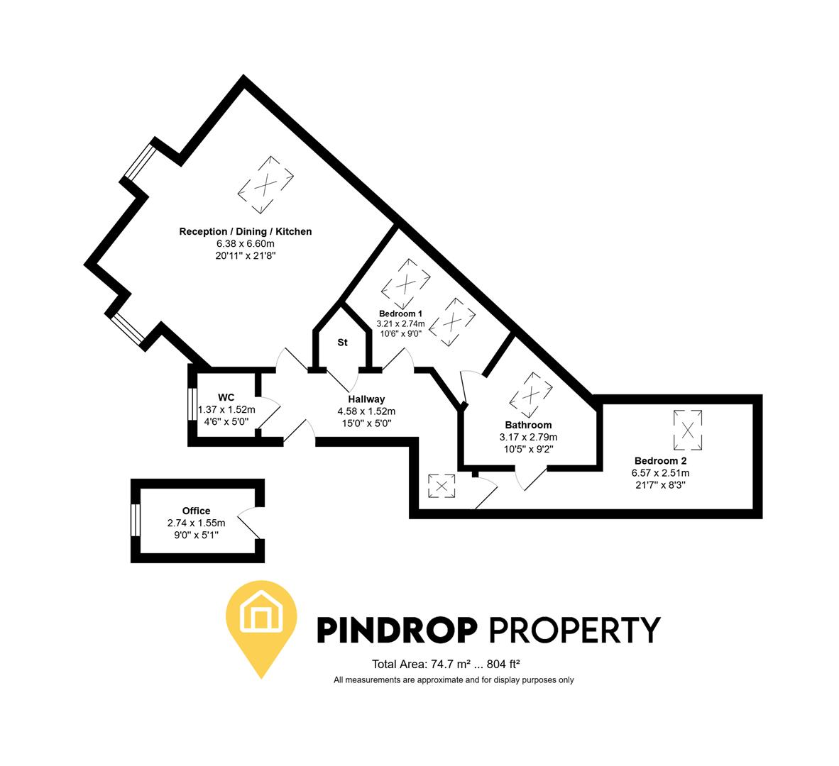 Flat 7, Swan Lodge, Bell Lane, Hatfield floorplan
