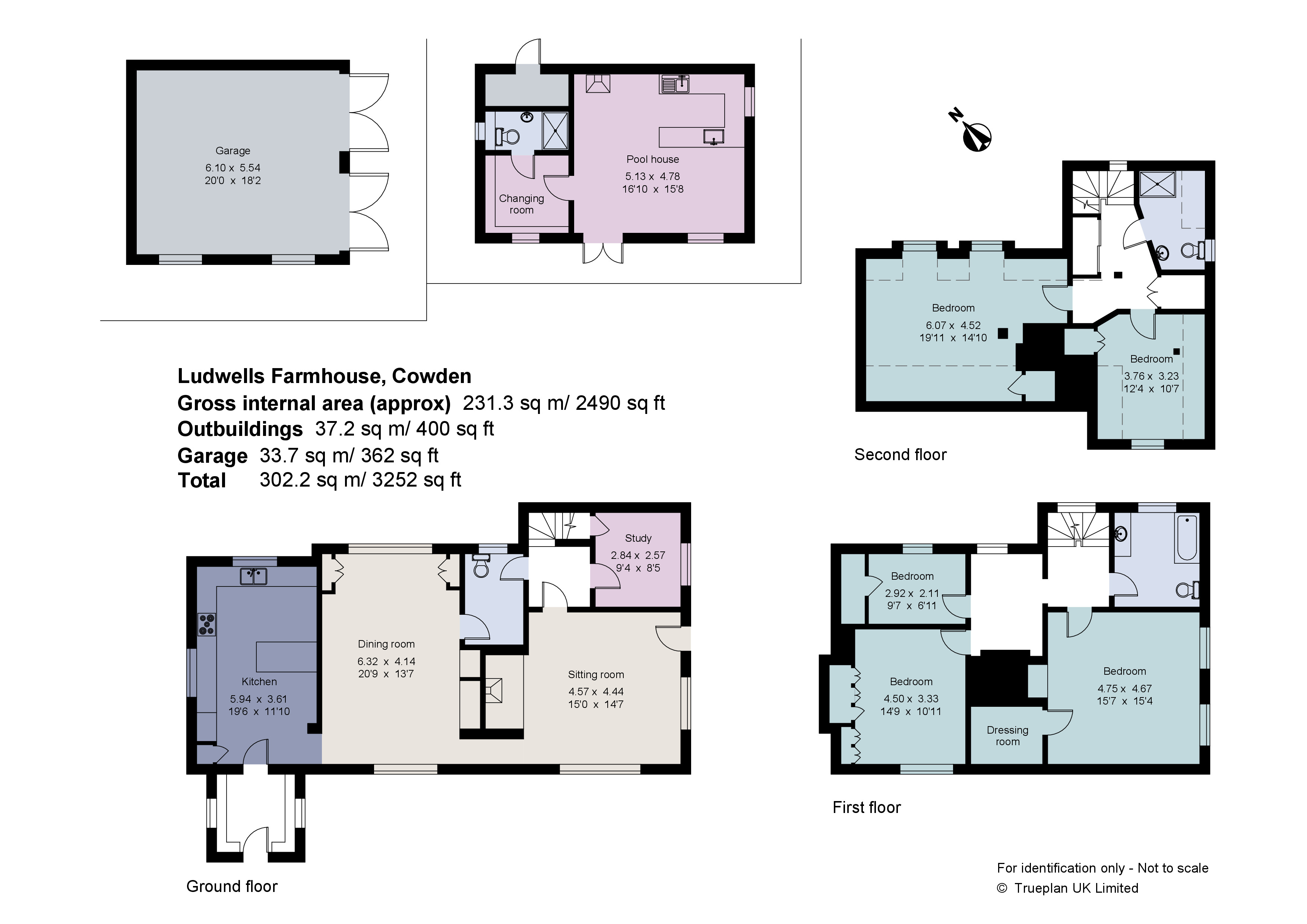 Ludwells Farmhouse,, Spode Lane, Edenbridge floorplan