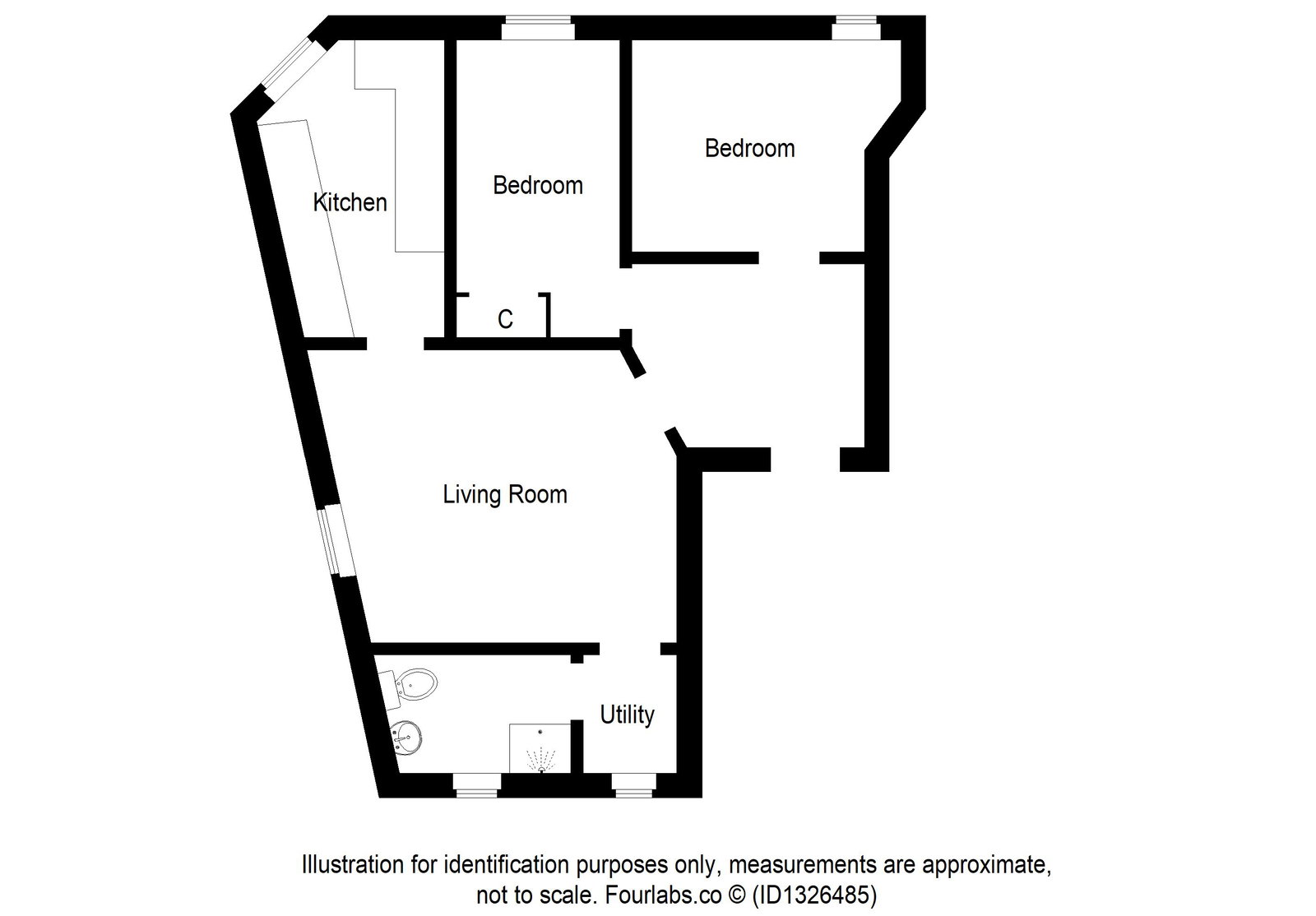 First Floor, 65, King Street, Inverness floorplan