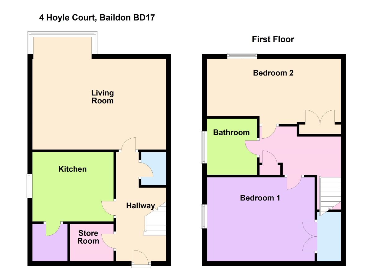 2 Bedrooms Flat to rent in Hoyle Court Road, Baildon, Shipley BD17