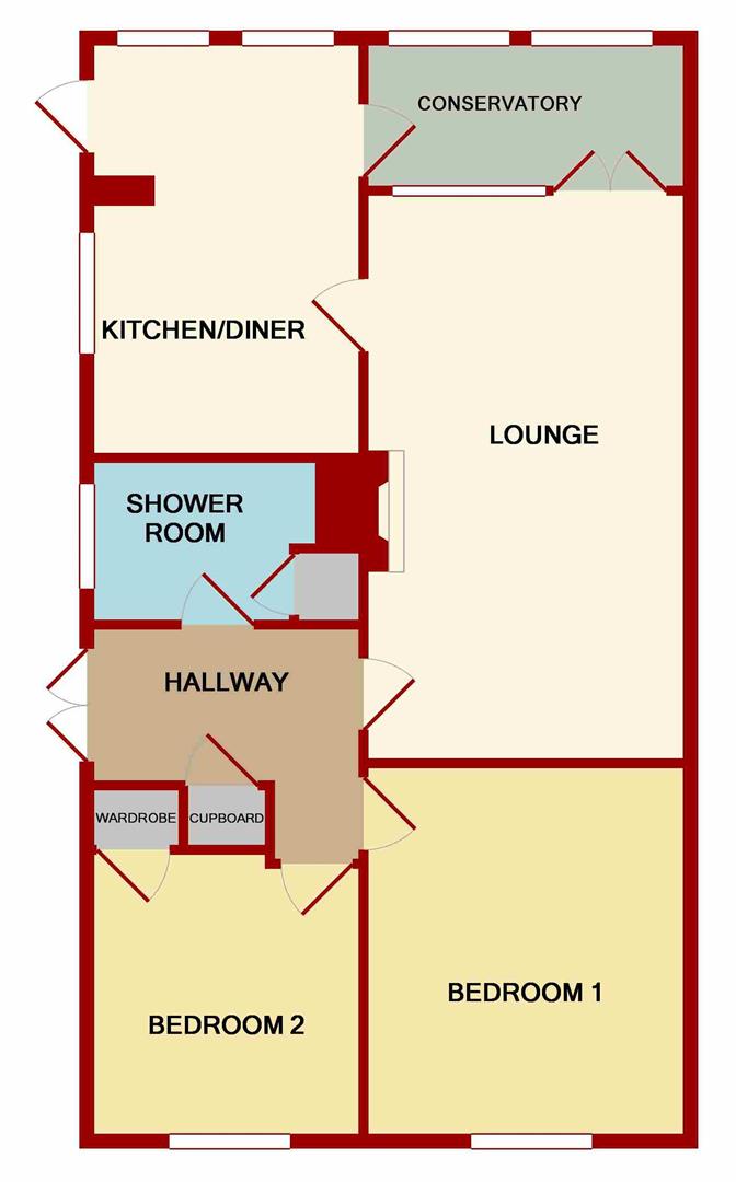 2 Bedrooms Semi-detached bungalow for sale in Osborne Avenue, Tuffley, Gloucester GL4