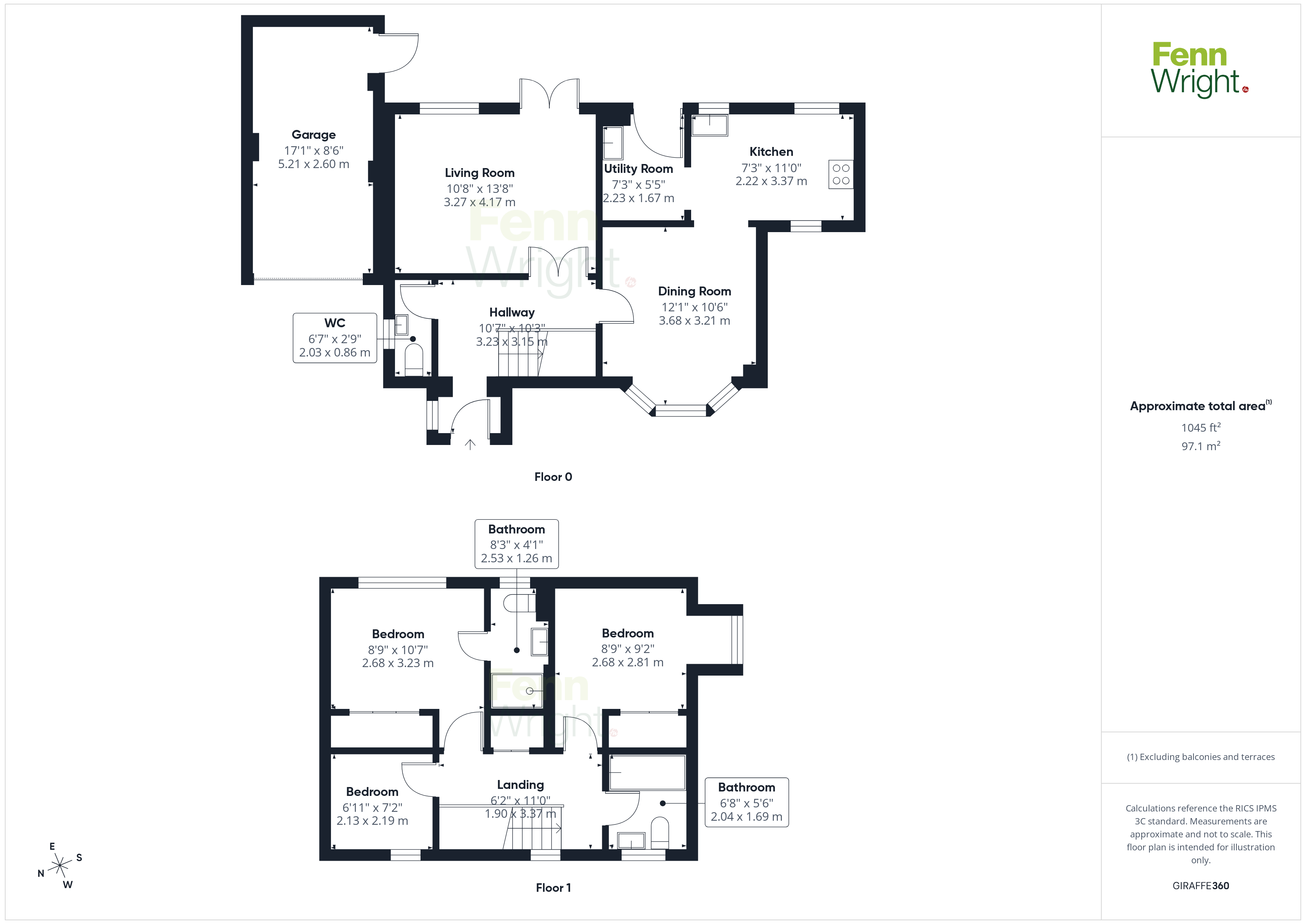 19, Sawkins Close, Colchester floorplan