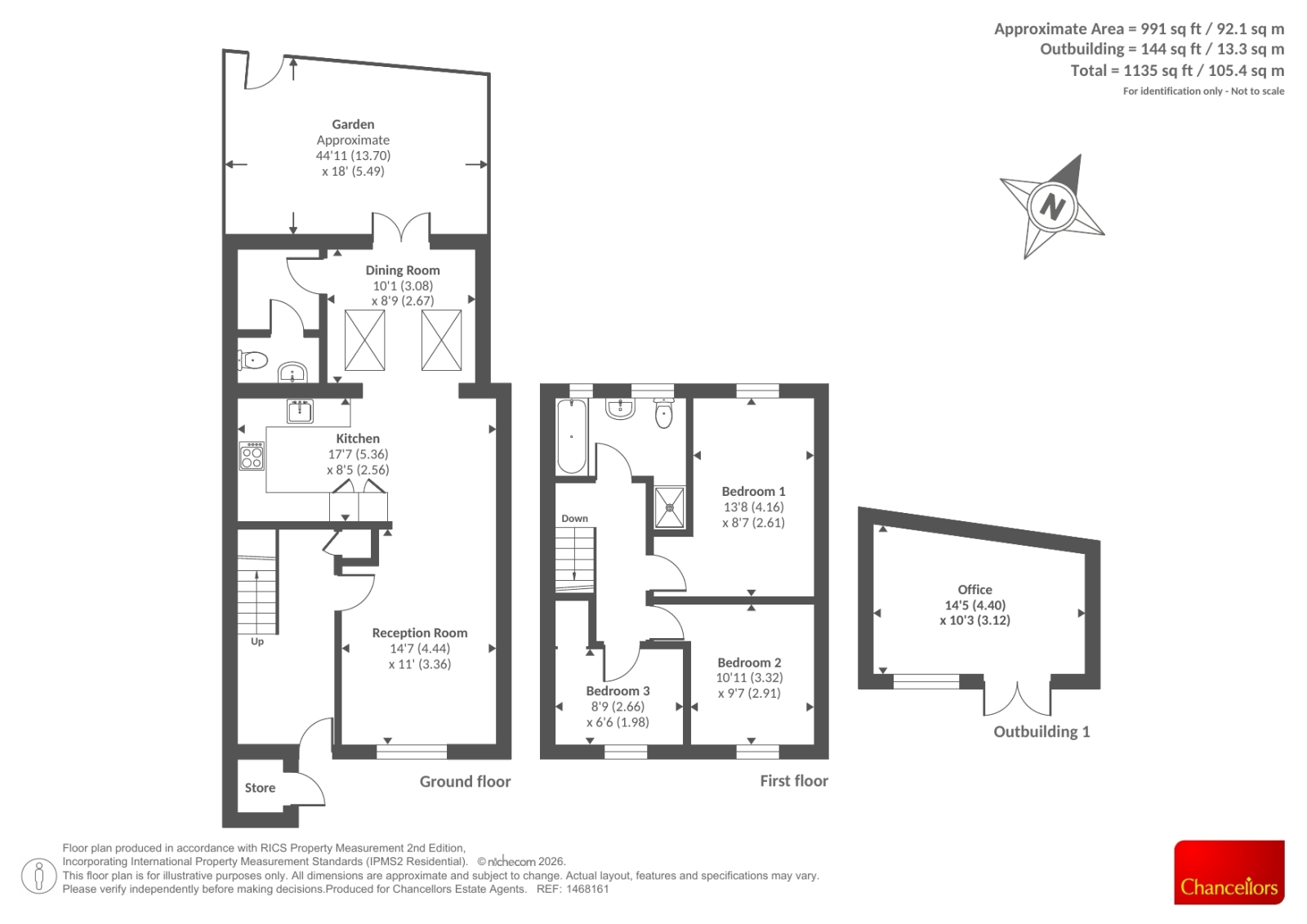 22, Lincoln Close, Bicester floorplan