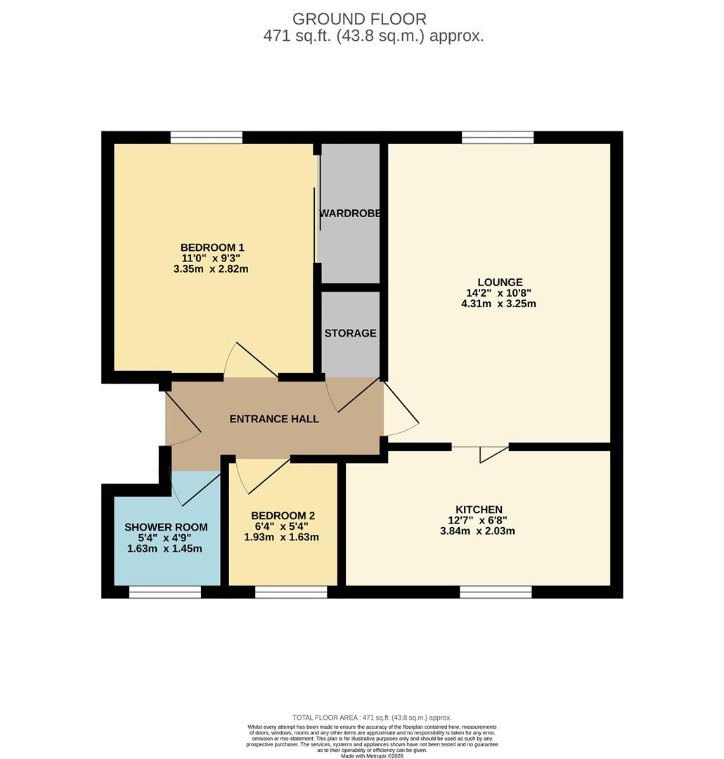 94, Milwards, Harlow floorplan