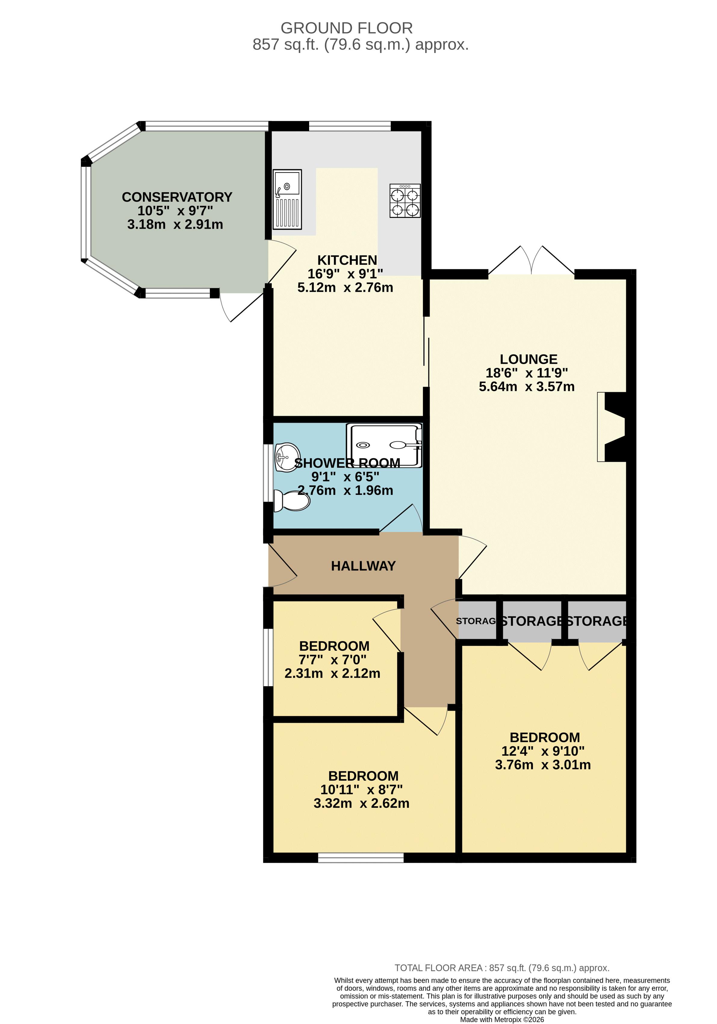 17, Winslow Drive, Immingham floorplan