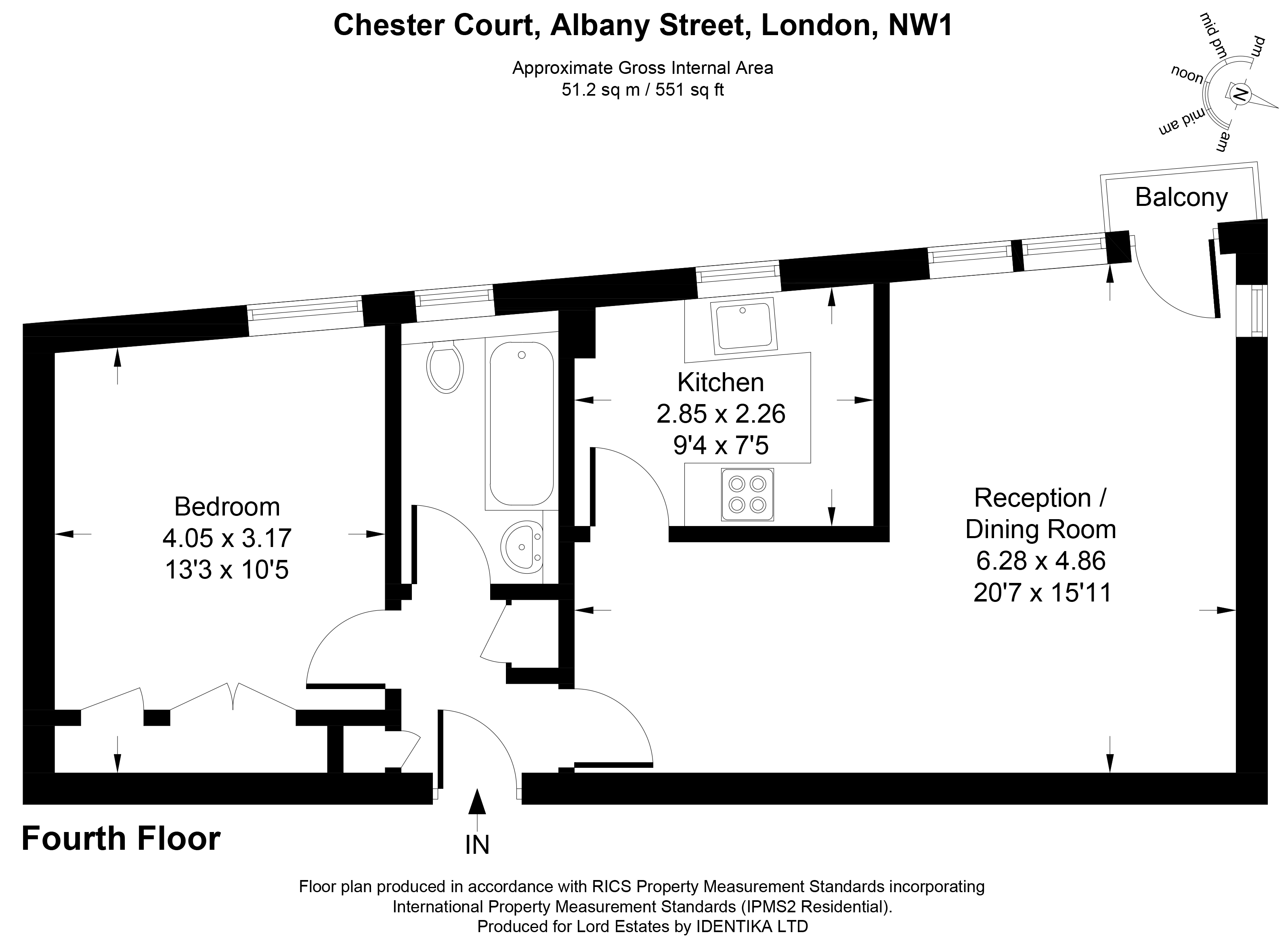 Chester Court , Albany Street, London floorplan