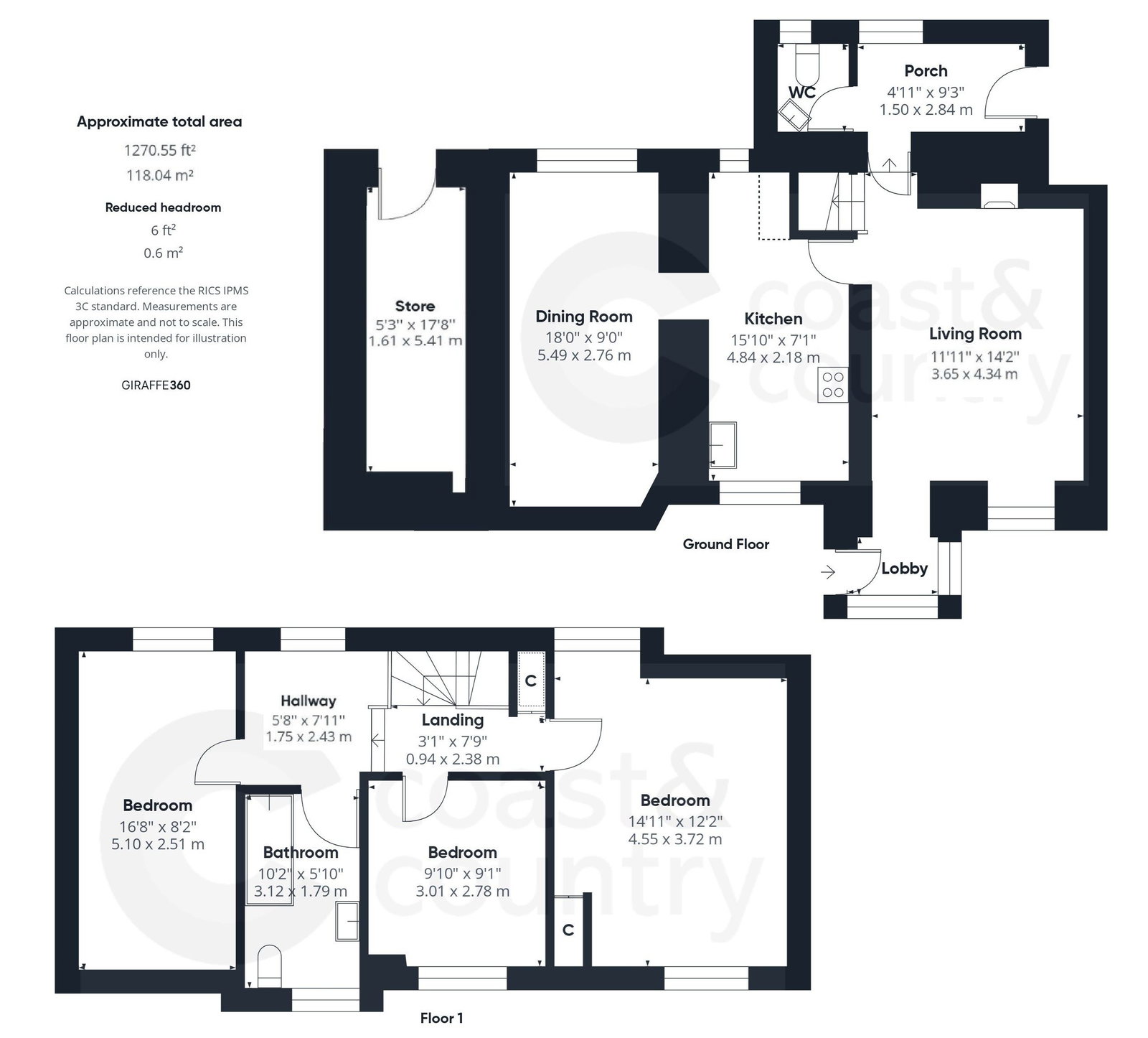 Thatchings, Newton Abbot floorplan