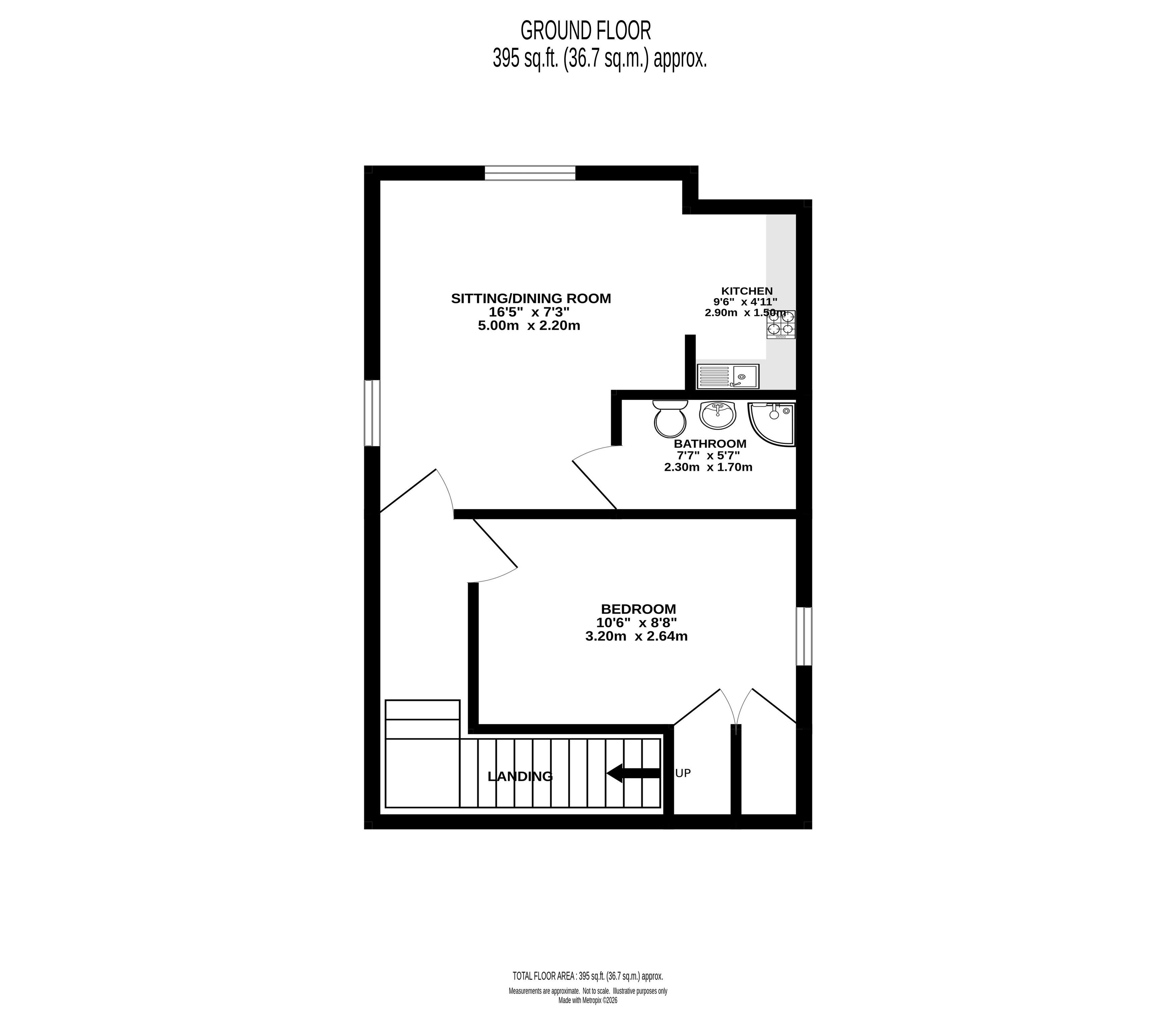 Flat 15, Grove House, Fore Street, Exeter floorplan