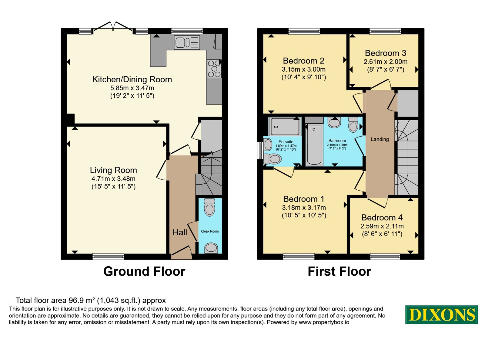 174, Fifth Avenue, West Midlands floorplan