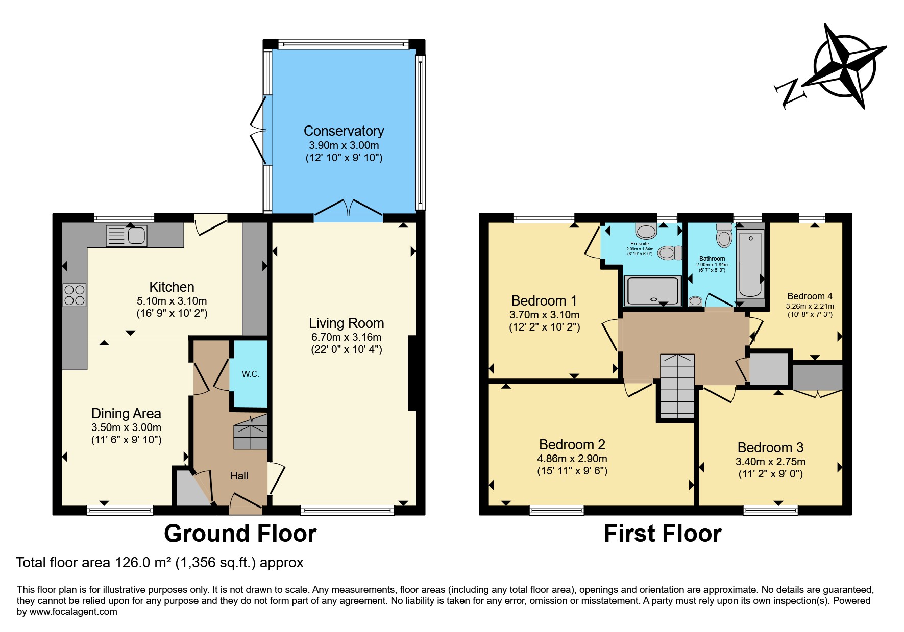 14, Livingstone Road, Corby floorplan