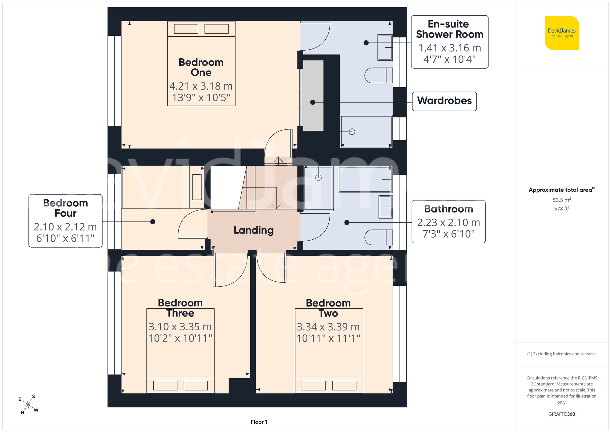 14 Louise Avenue, Nottingham floorplan