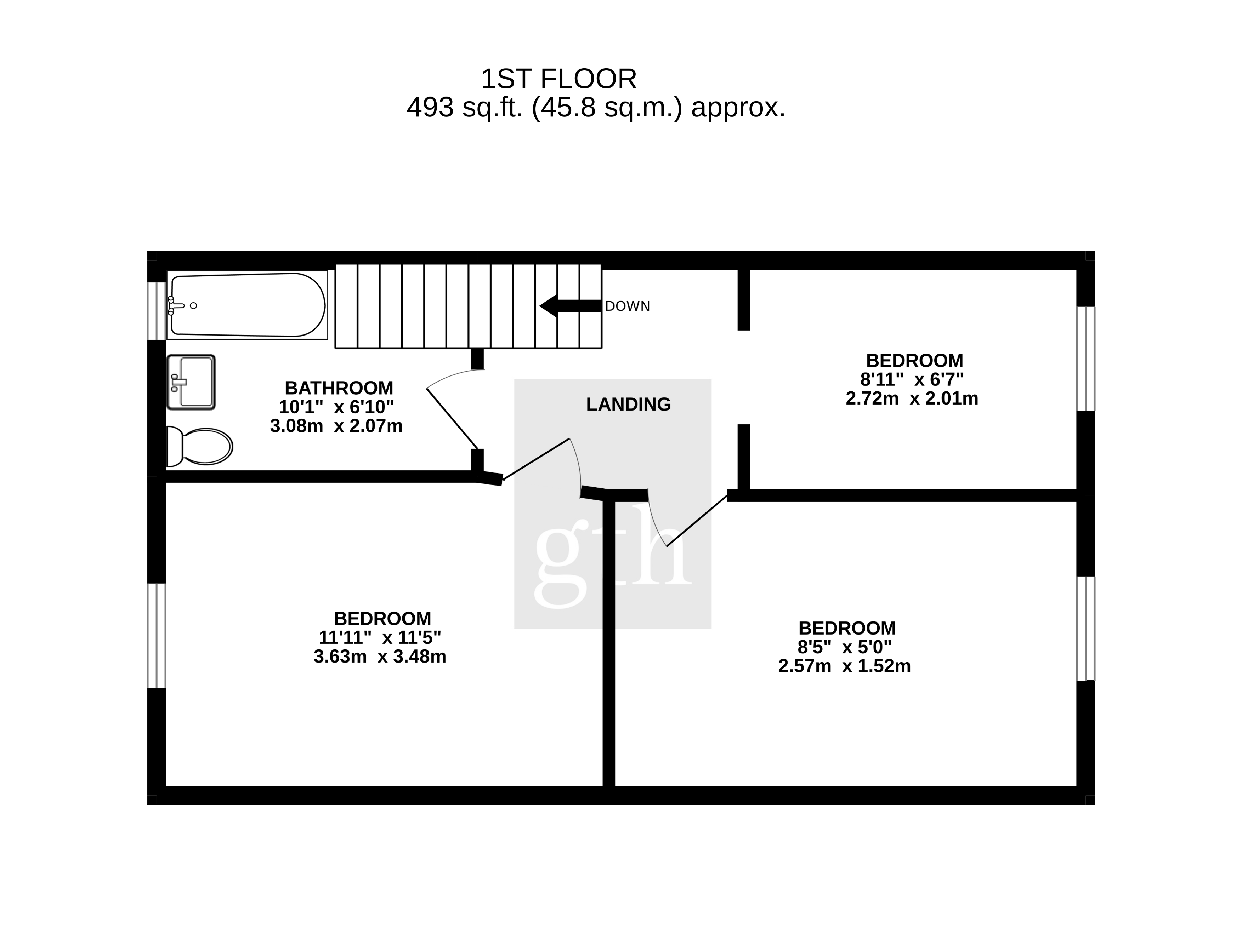 1, Quantock Side, Taunton floorplan