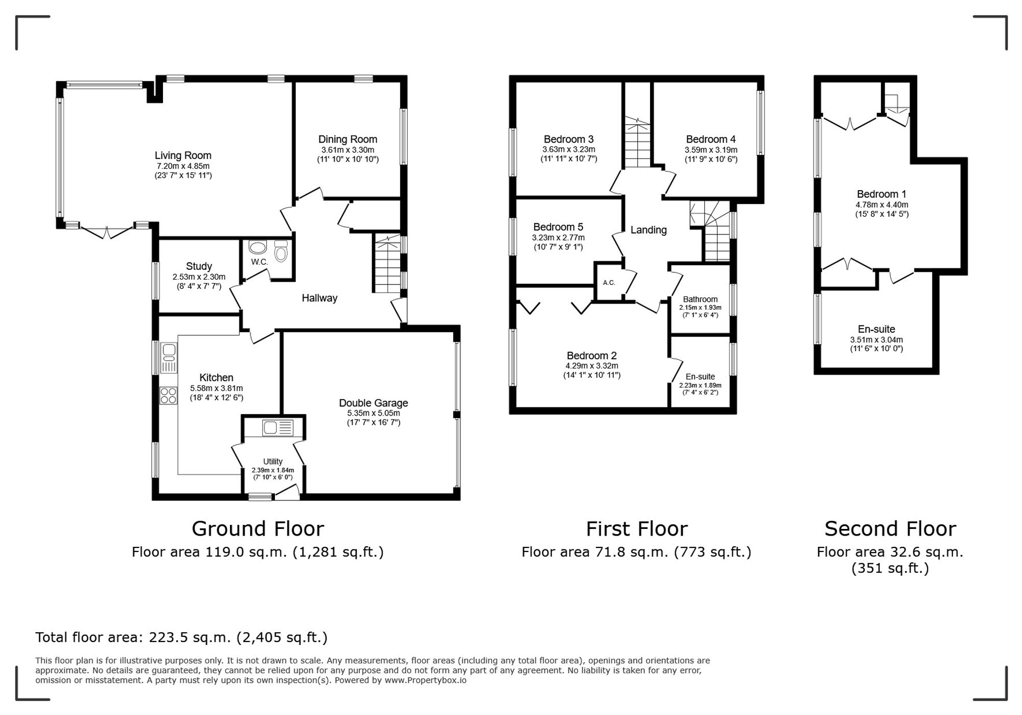 2 Athelstan Close, Crawley floorplan