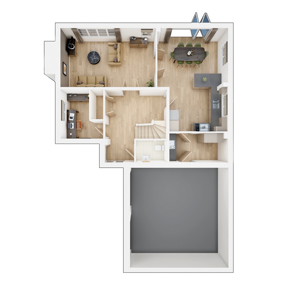 The Jack - Plot 119, Friars Oak, London Road, Hassocks floorplan