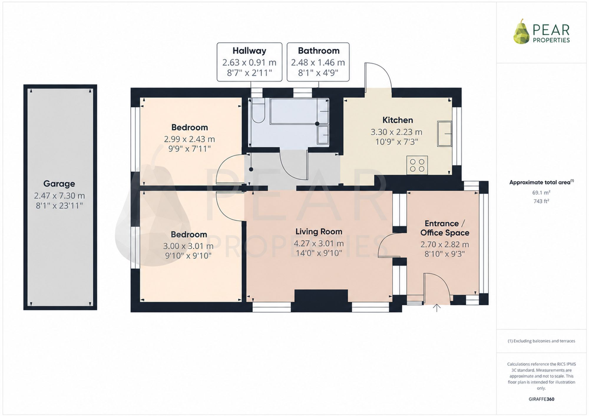 15 Ocean Drive, Worthing floorplan