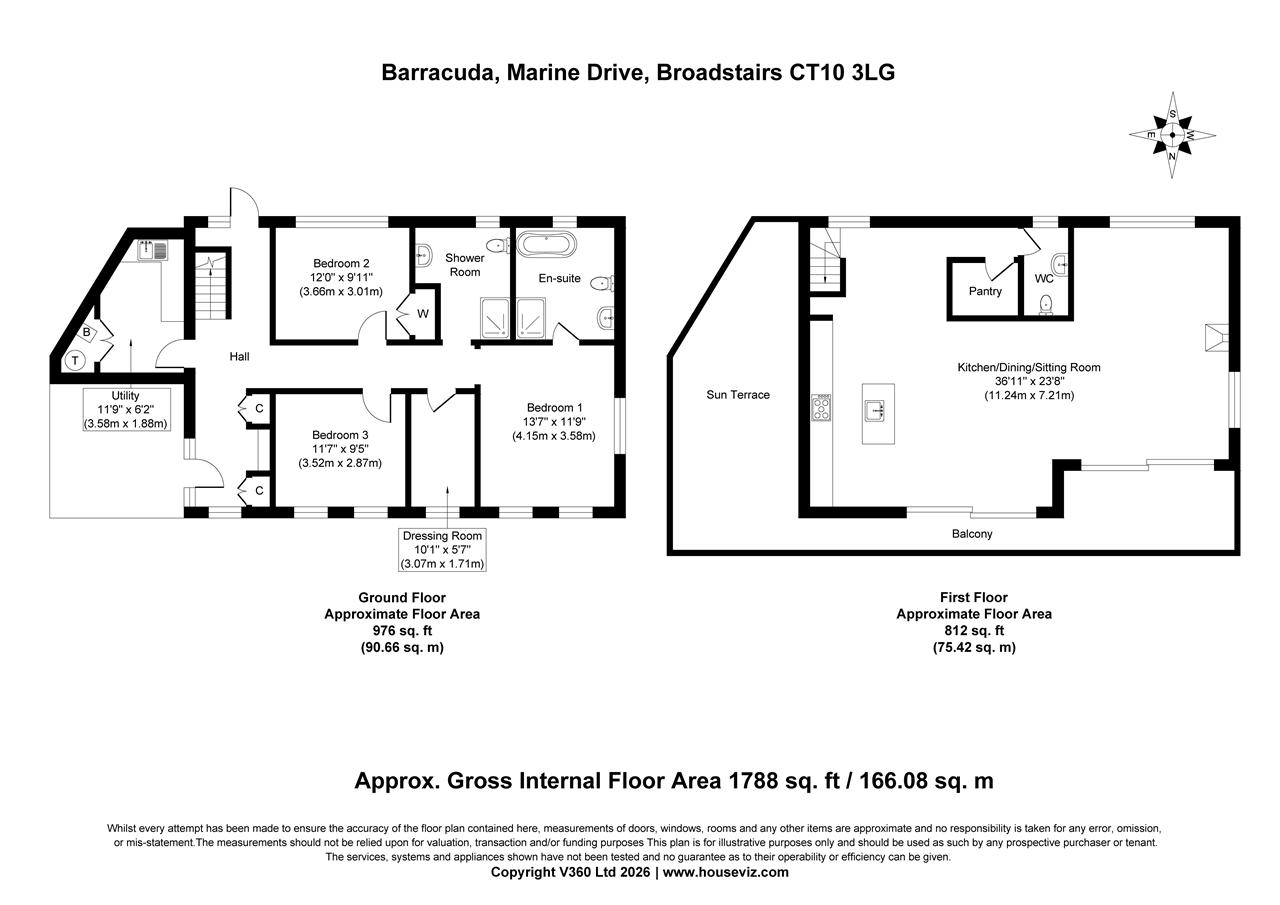 Barracuda, Broadstairs floorplan