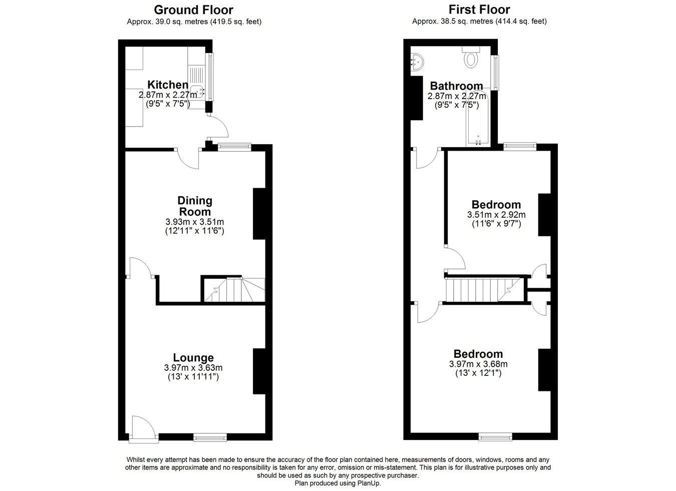2, Bowling Green Terrace, Dover floorplan