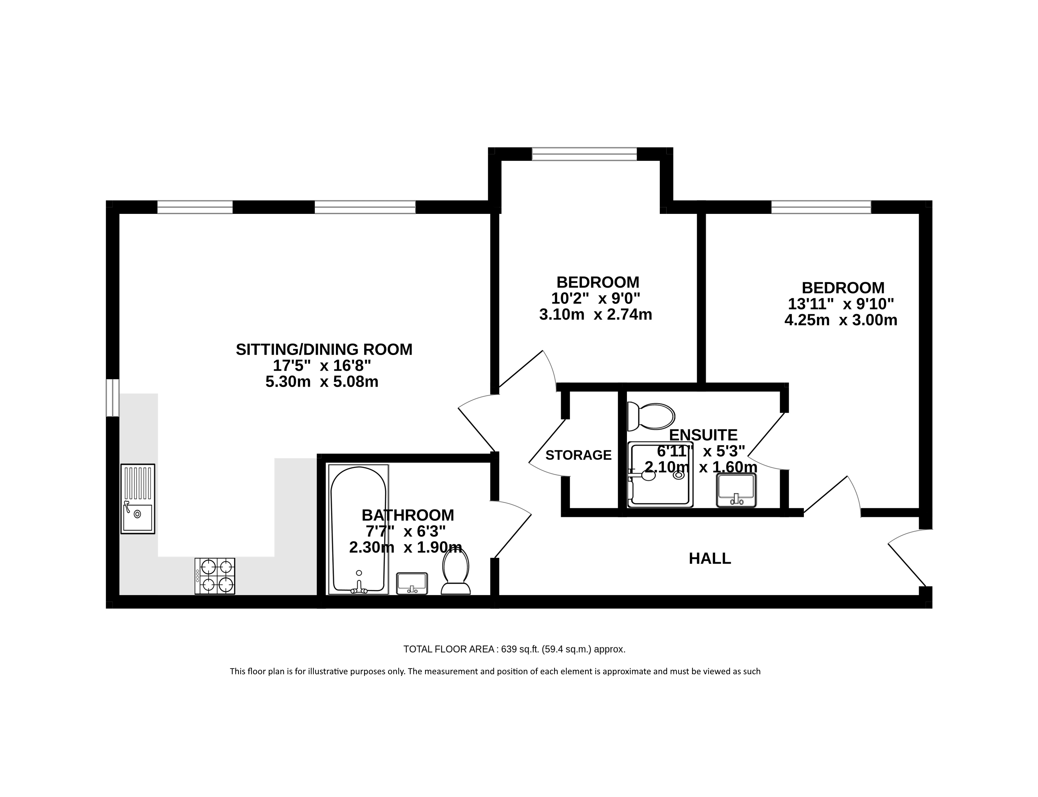 16, Neville Close, St Albans floorplan