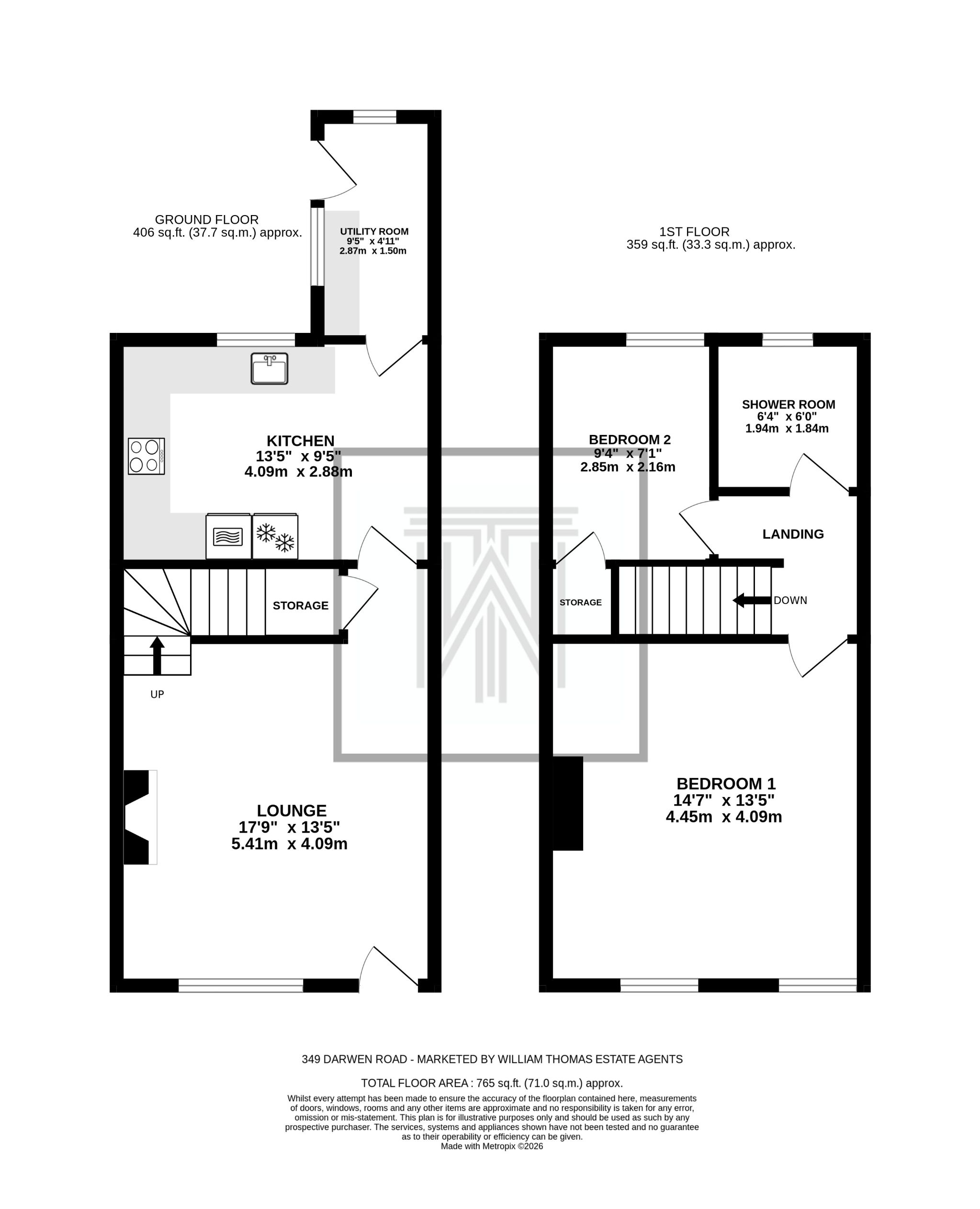 349 Darwen Road, Bolton floorplan