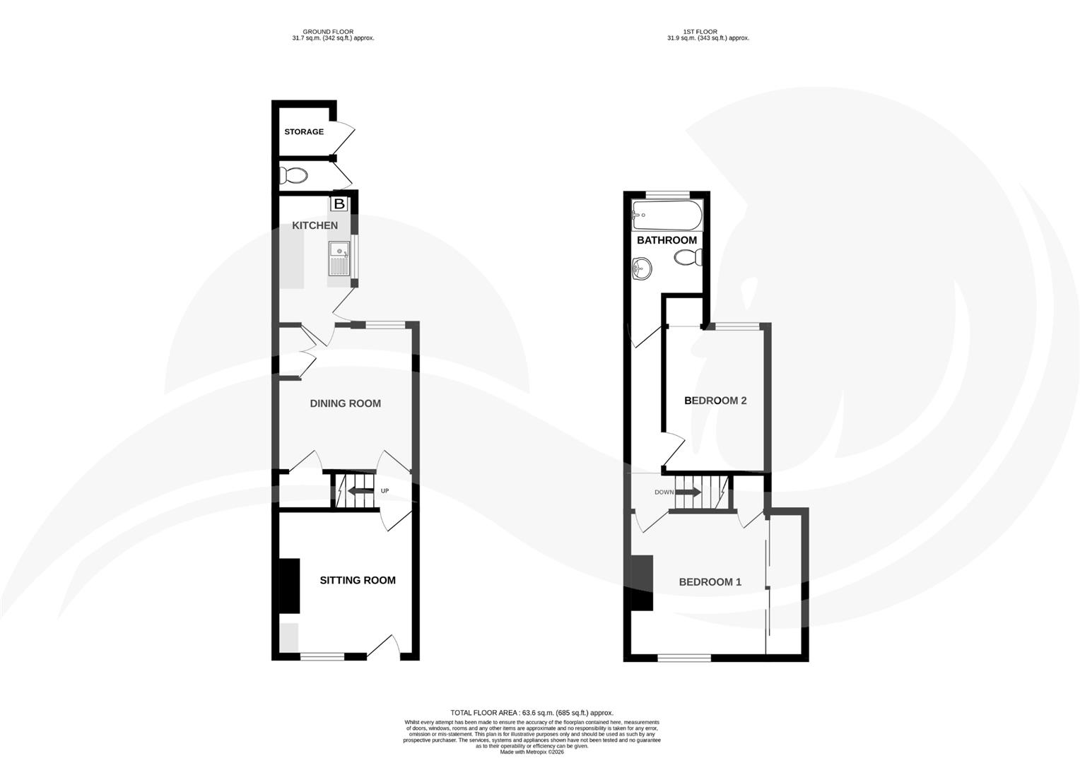 10, St. Johns Road, Faversham floorplan