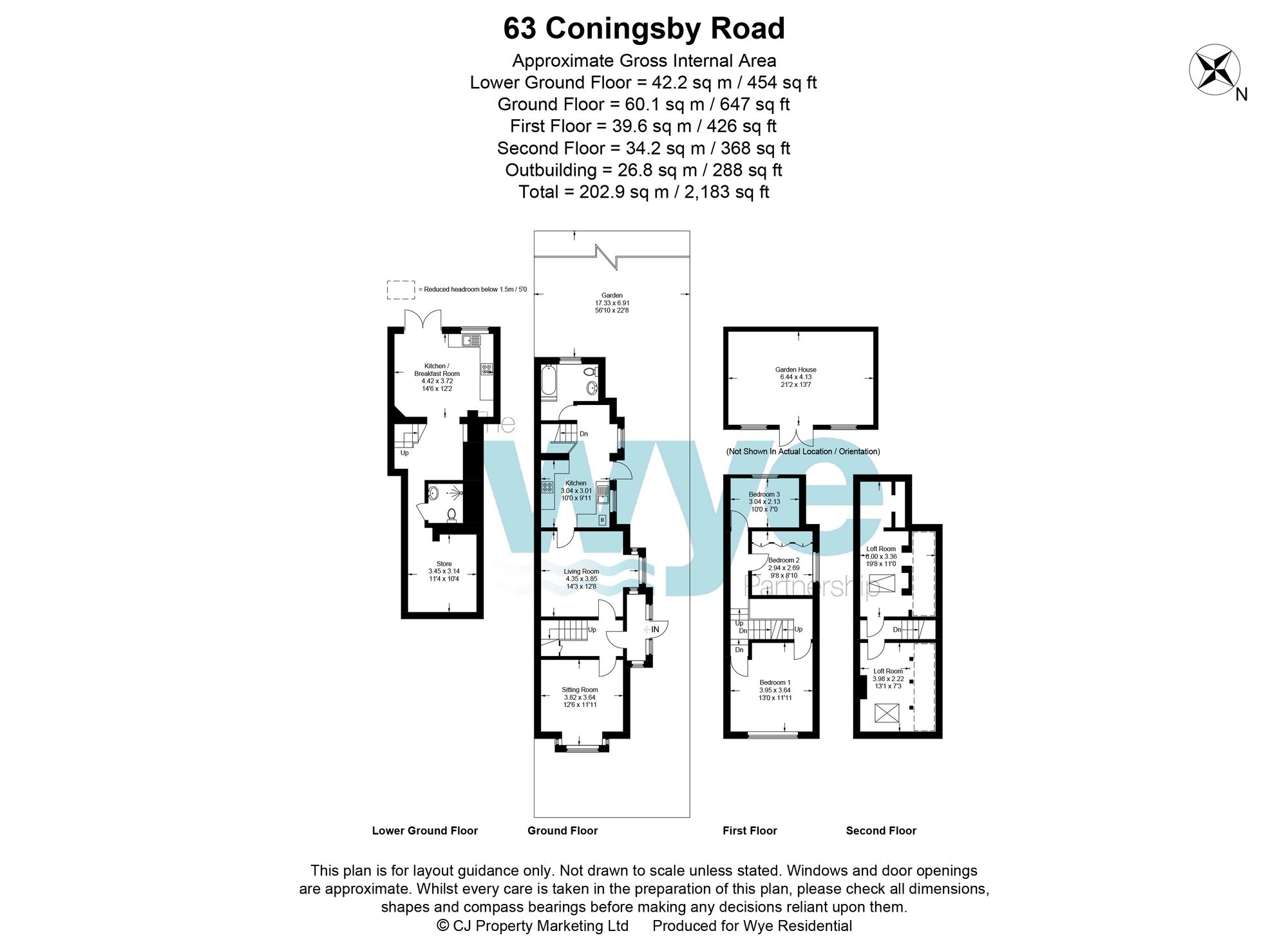 63 Coningsby Road, High Wycombe floorplan